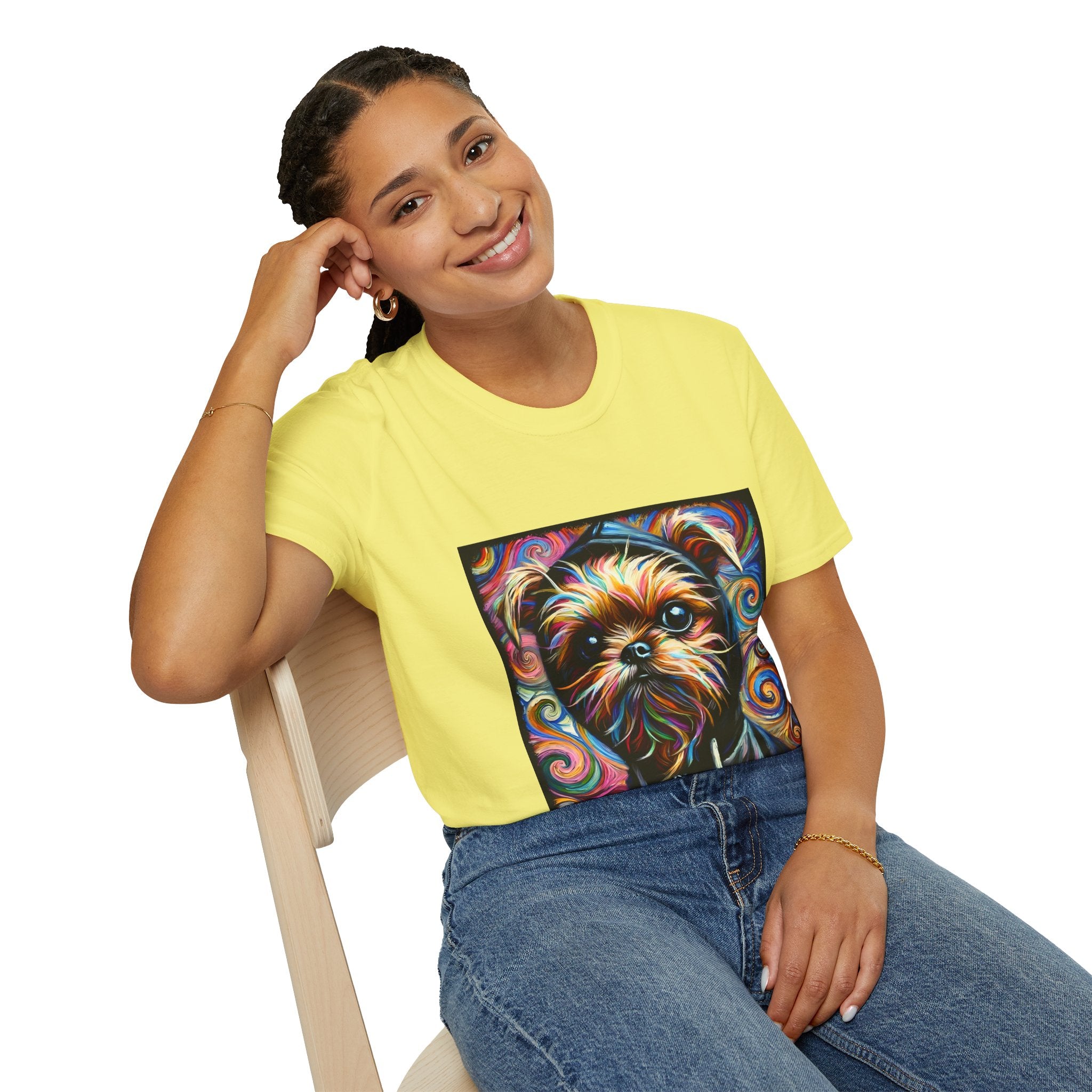 Brussels Griffon Hoodie Swirl | Unisex Dog T-Shirt