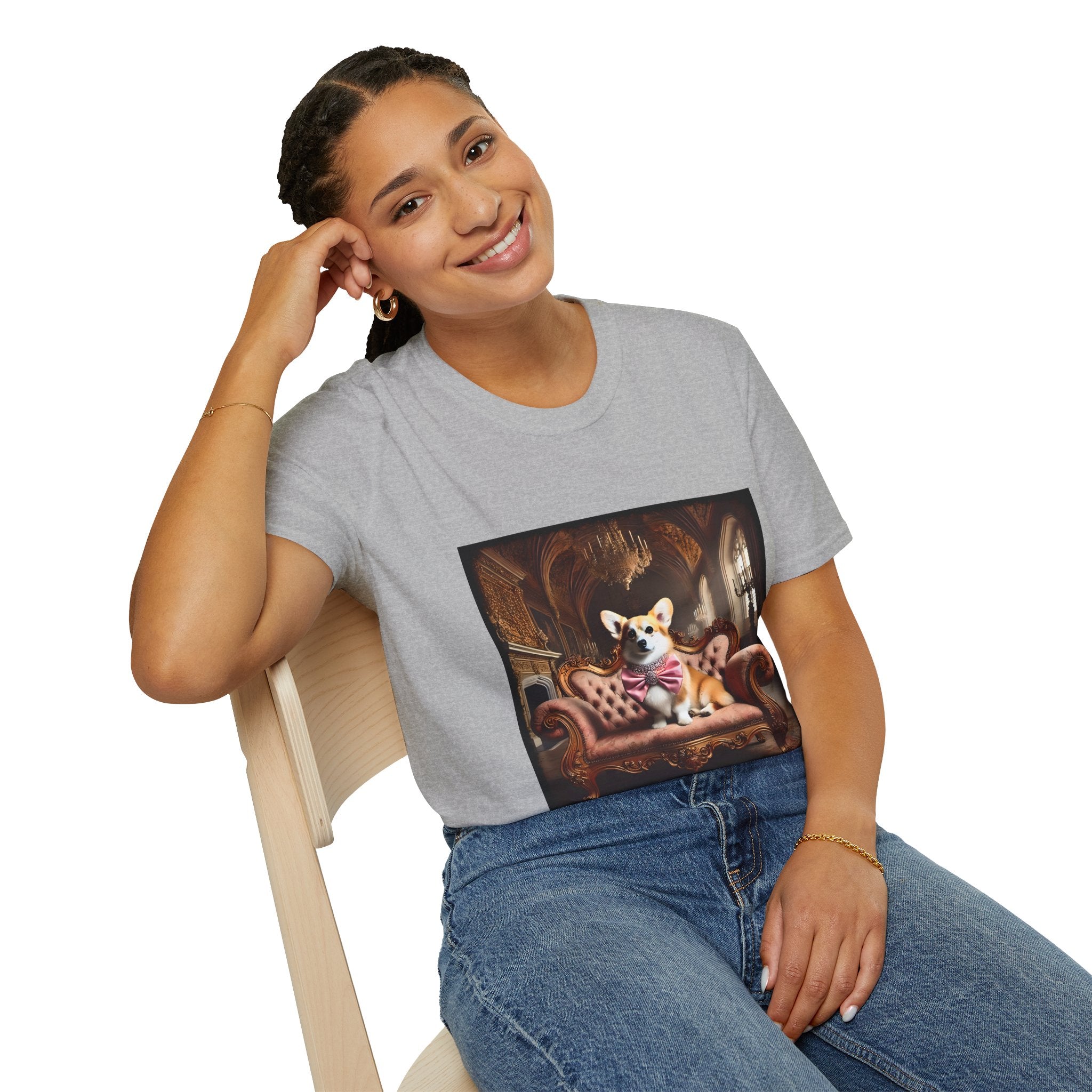 Pembroke Welsh Corgi Pink Princess | Unisex Dog T-Shirt