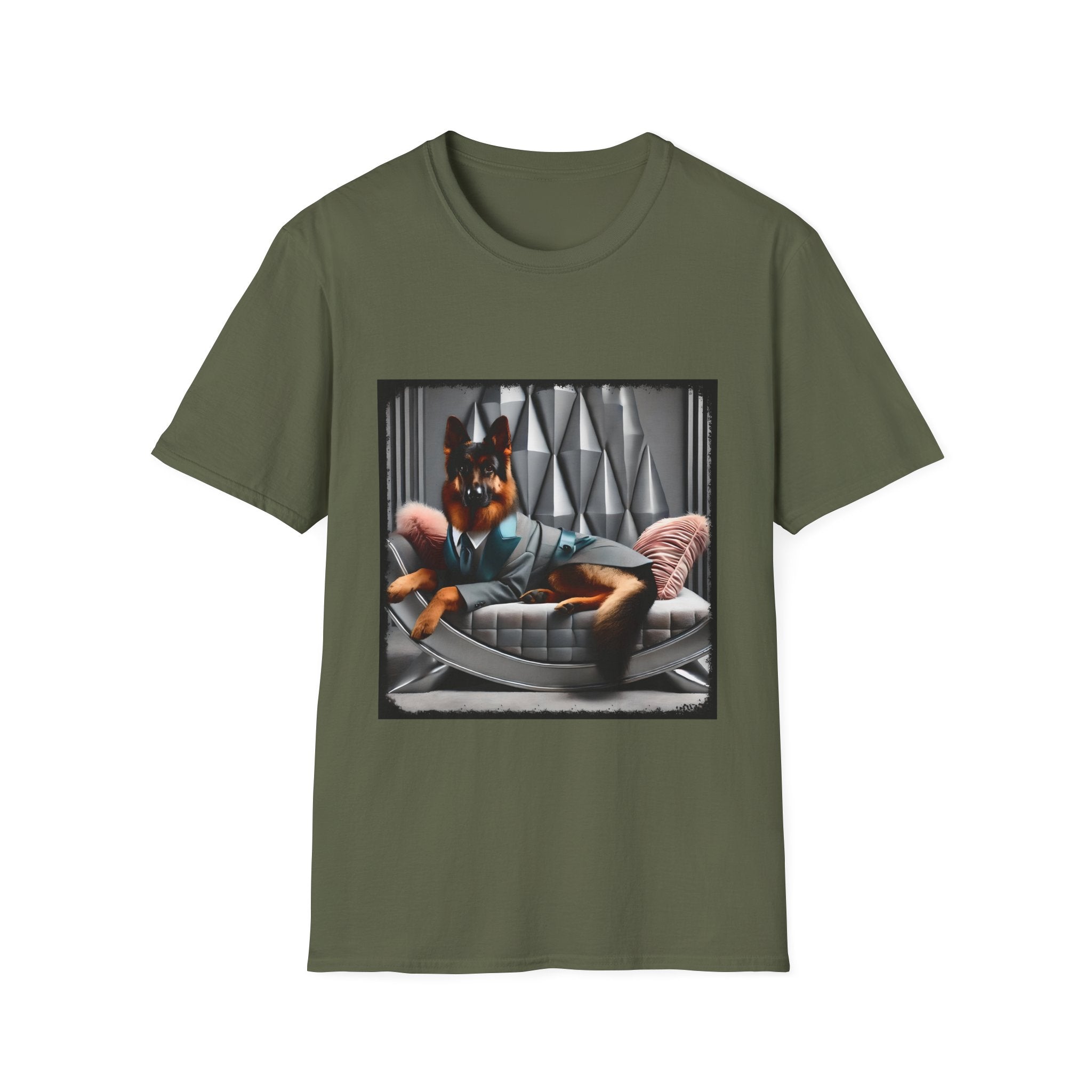 German Shepherd Luxe Muse | Unisex Dog T-Shirt