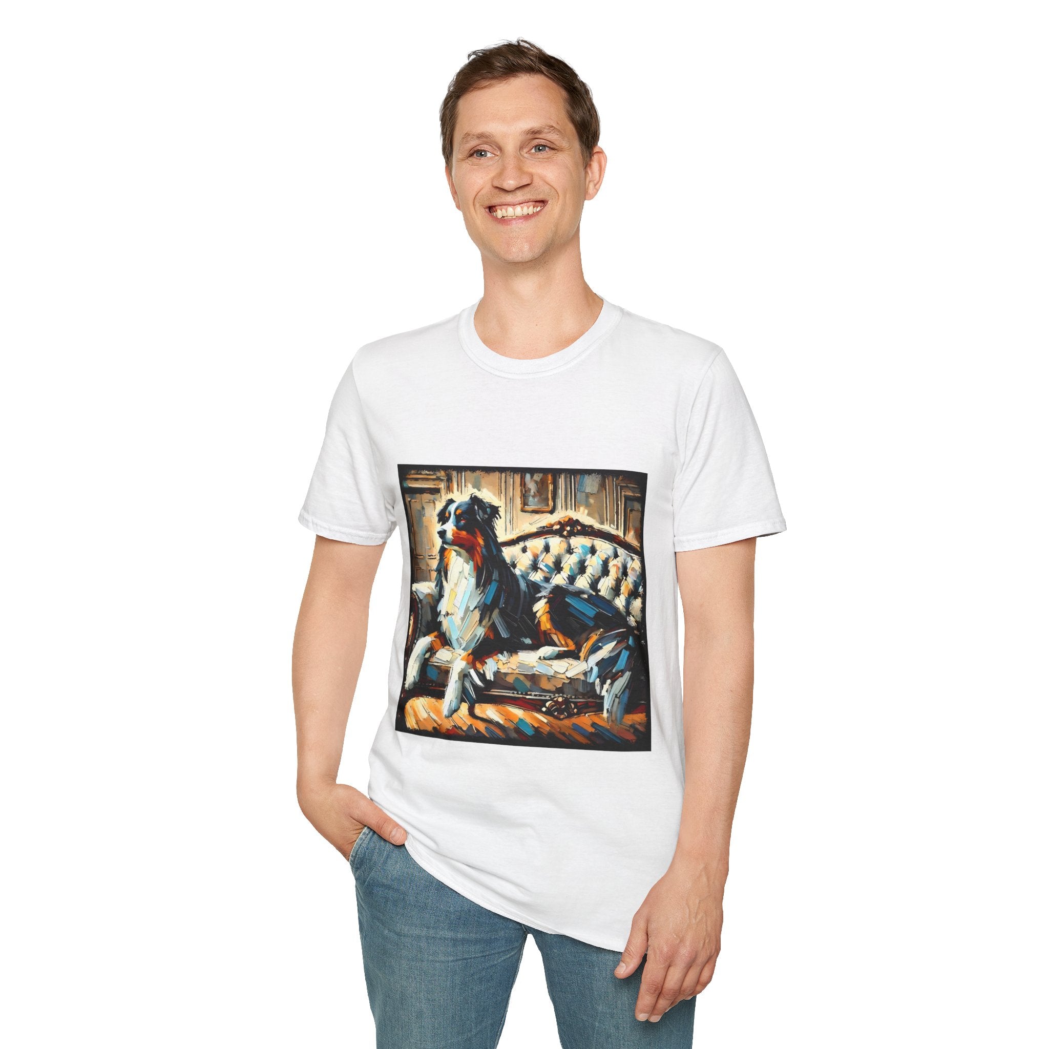 Australian Shepherd Vibrant Classic | Unisex Dog T-Shirt