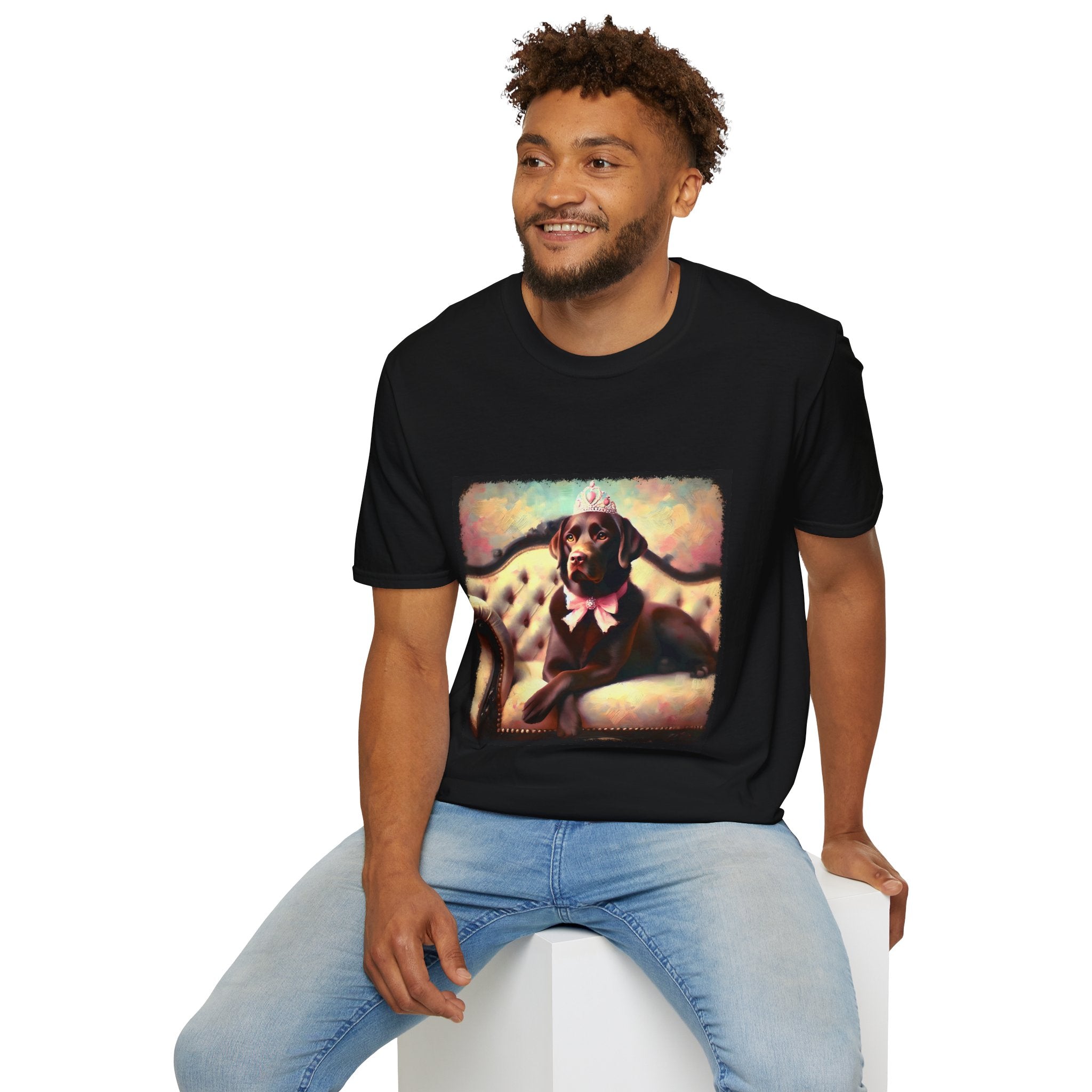 Labrador Retriever Poised Princess Classic | Unisex Dog T-Shirt