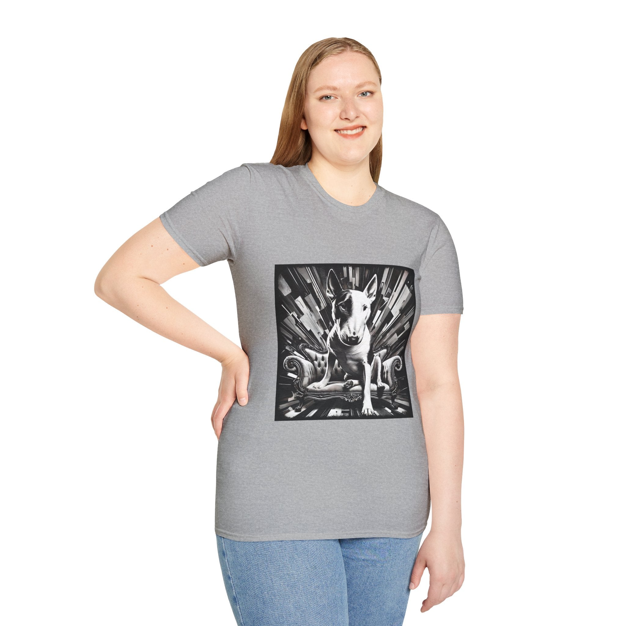 Bull Terrier B&W Bold | Unisex Dog T-Shirt