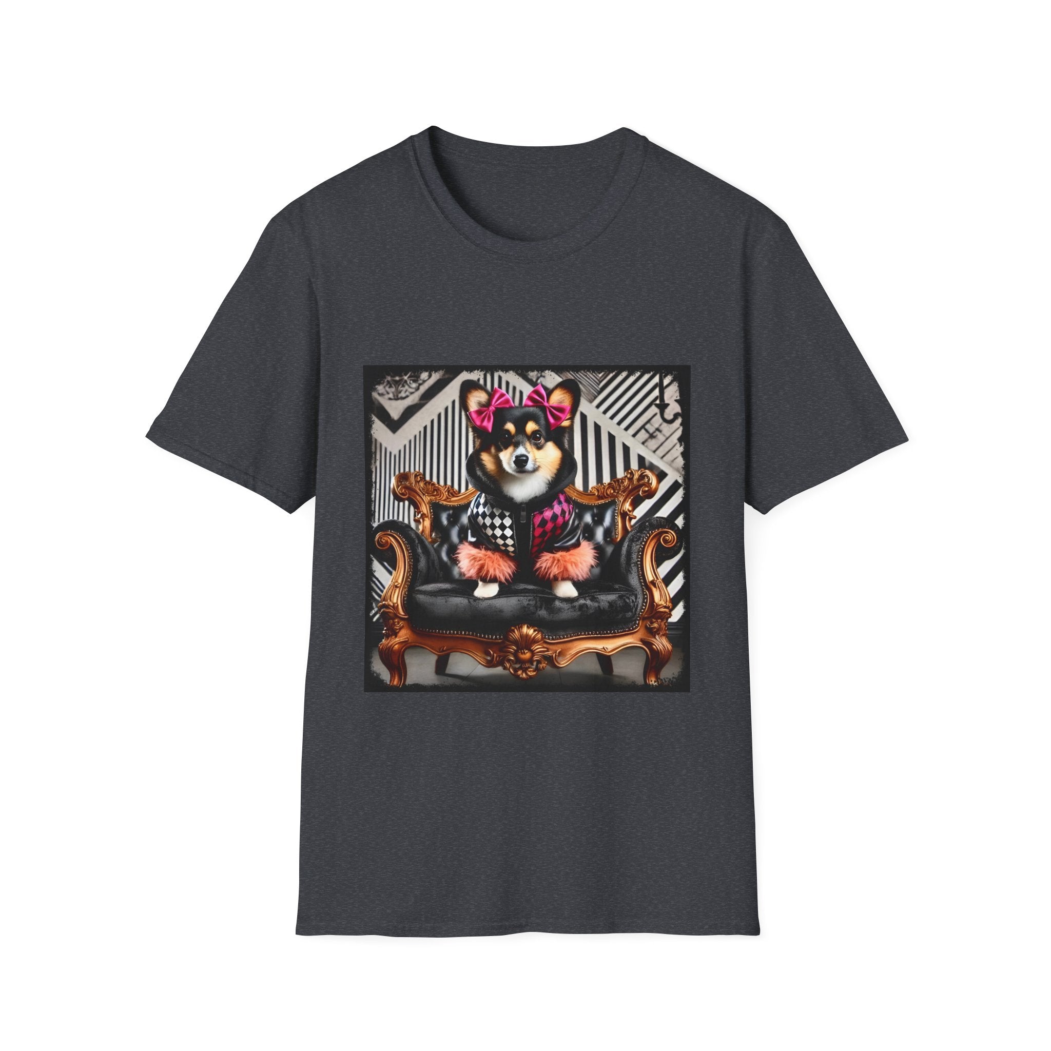 Pembroke Welsh Corgi Rock Chic | Unisex Dog T-Shirt
