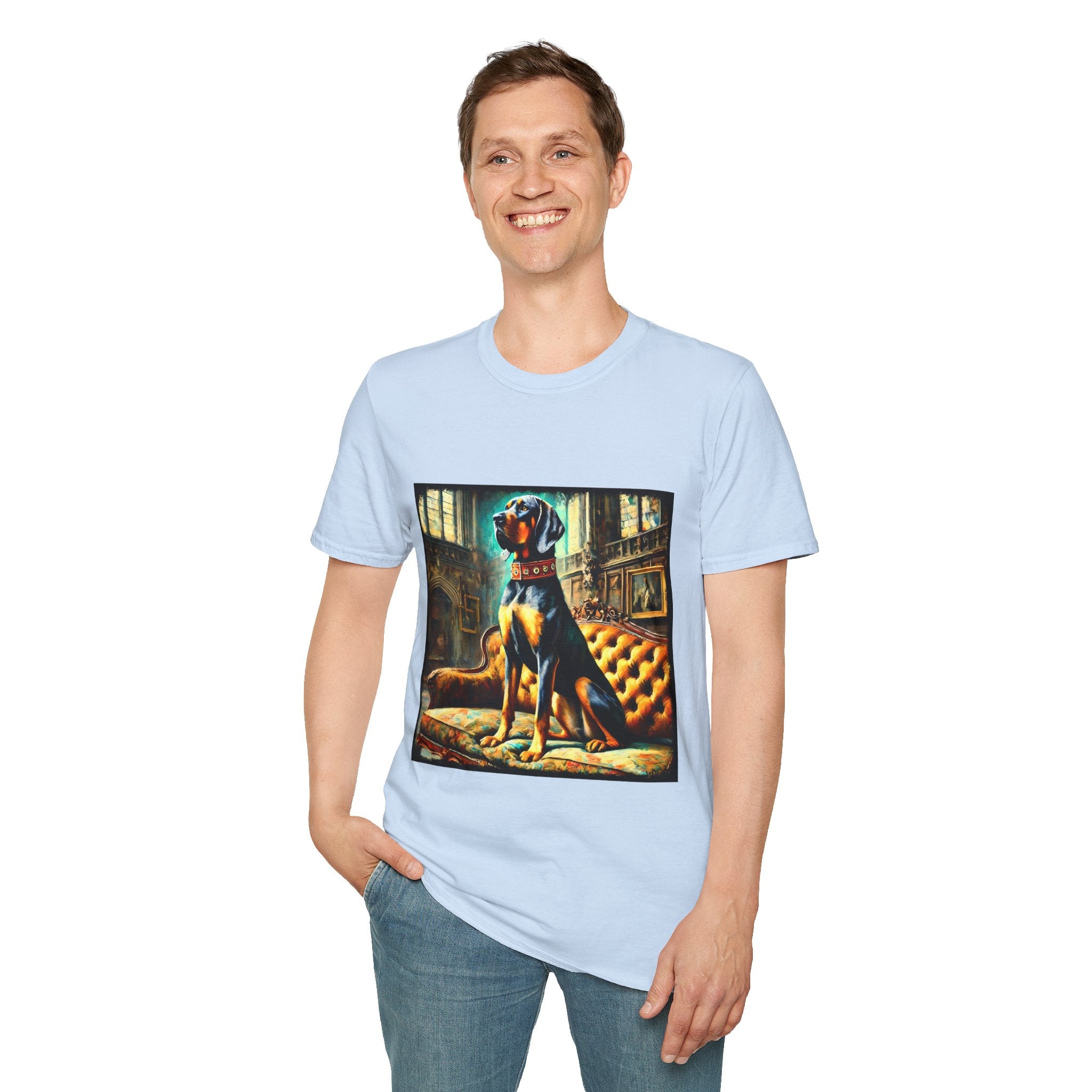 Coonhound Casual Royalty | Unisex Dog T-Shirt