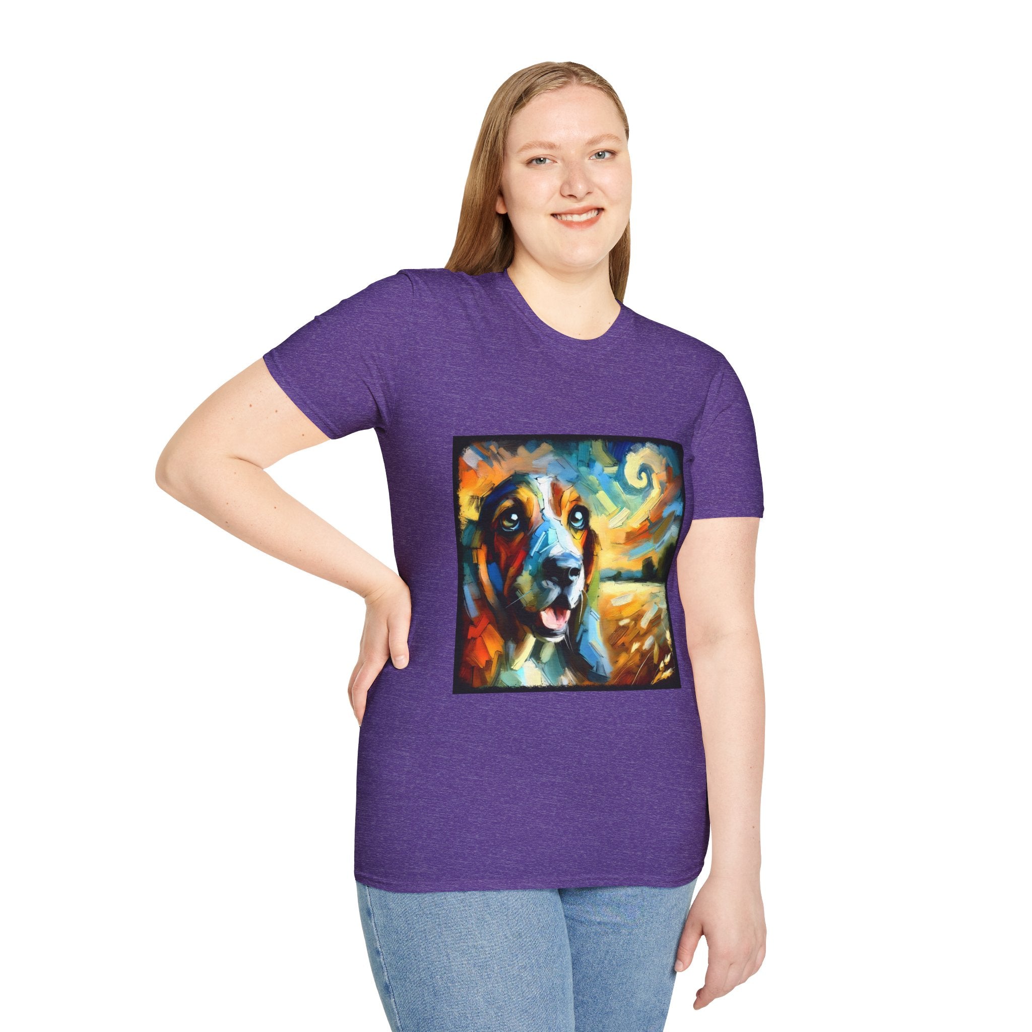 Basset Hound Sun Swirl | Unisex Dog T-Shirt