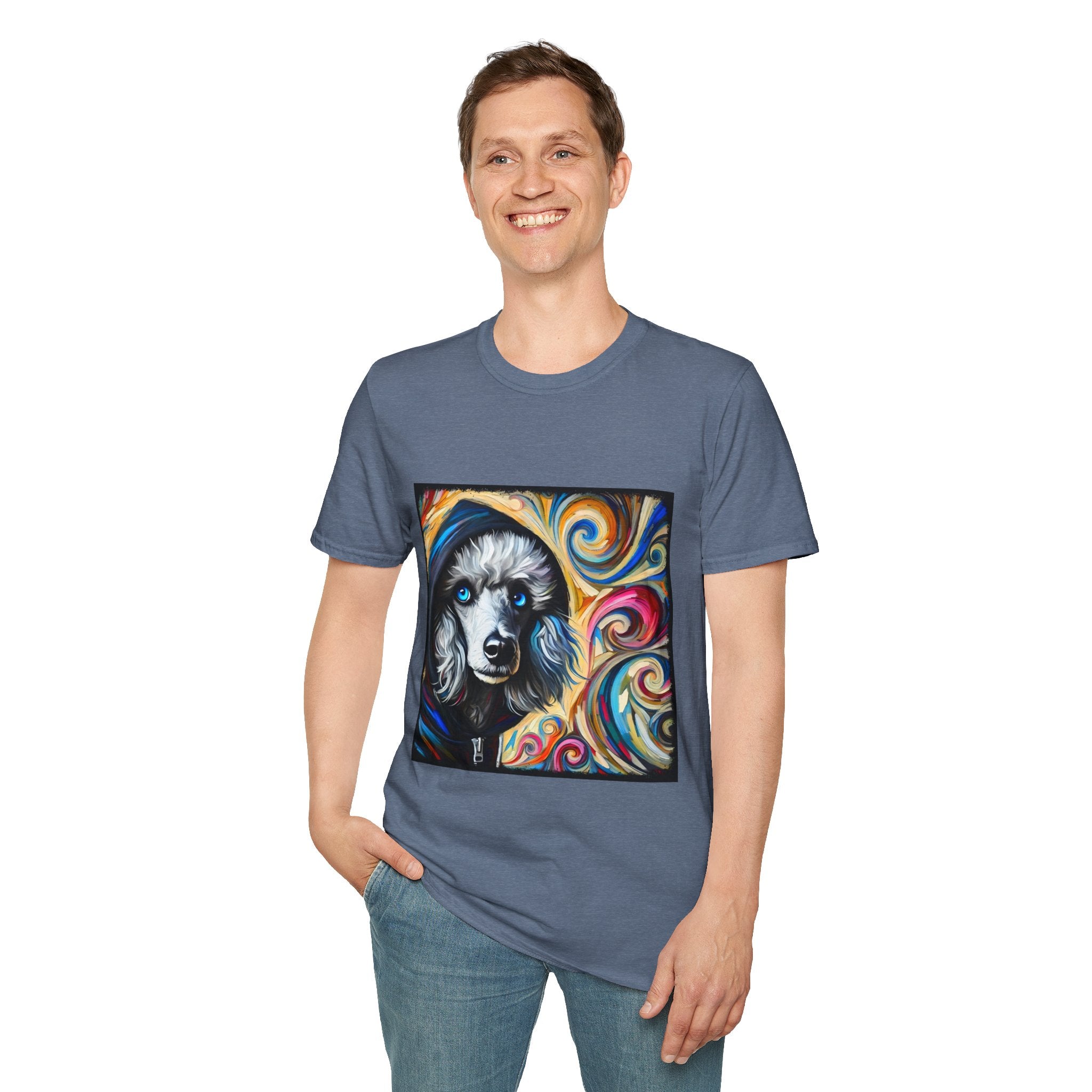 Poodle Relaxed Swirl | Unisex Dog T-Shirt