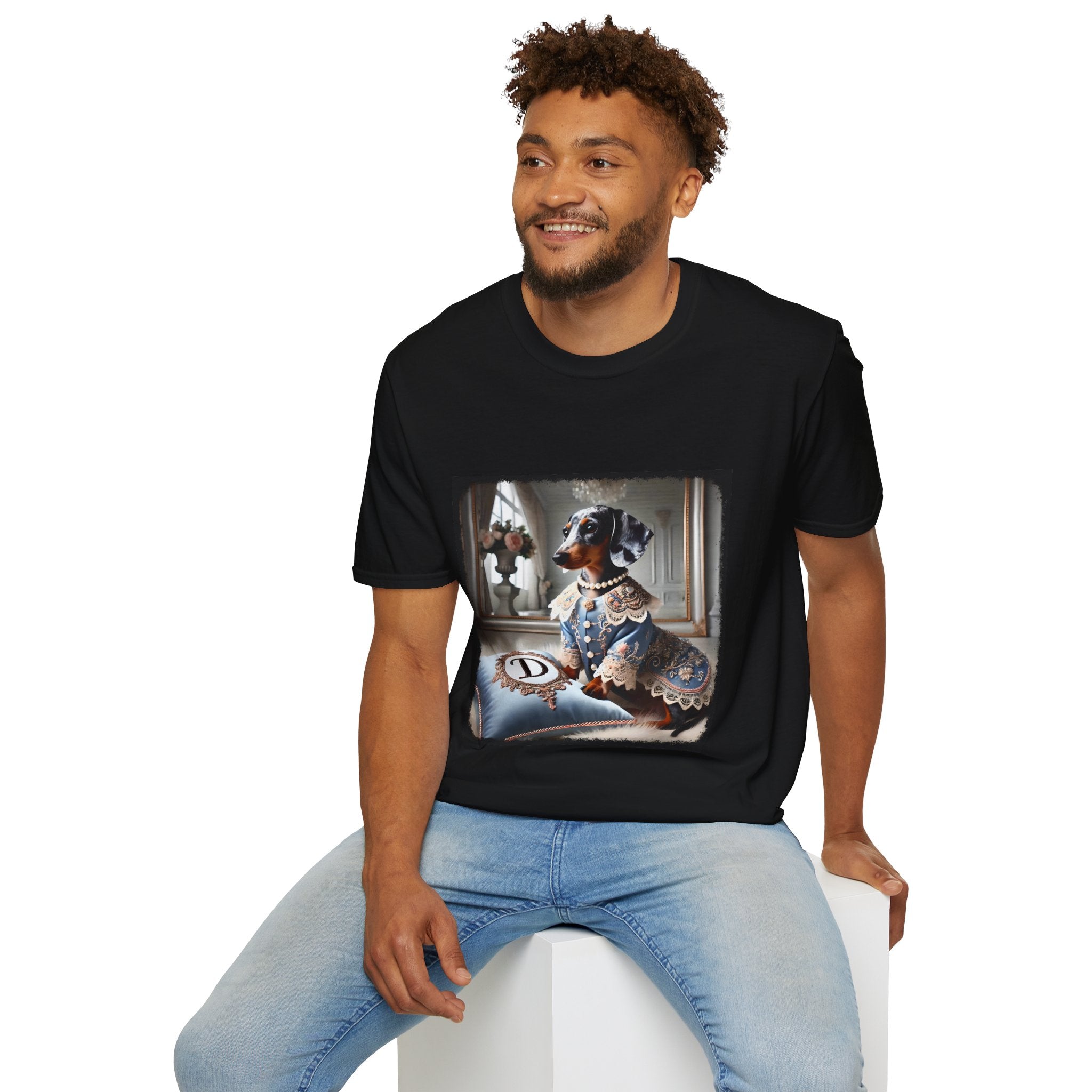 Dachshund Glamour Chic | Unisex Dog T-Shirt