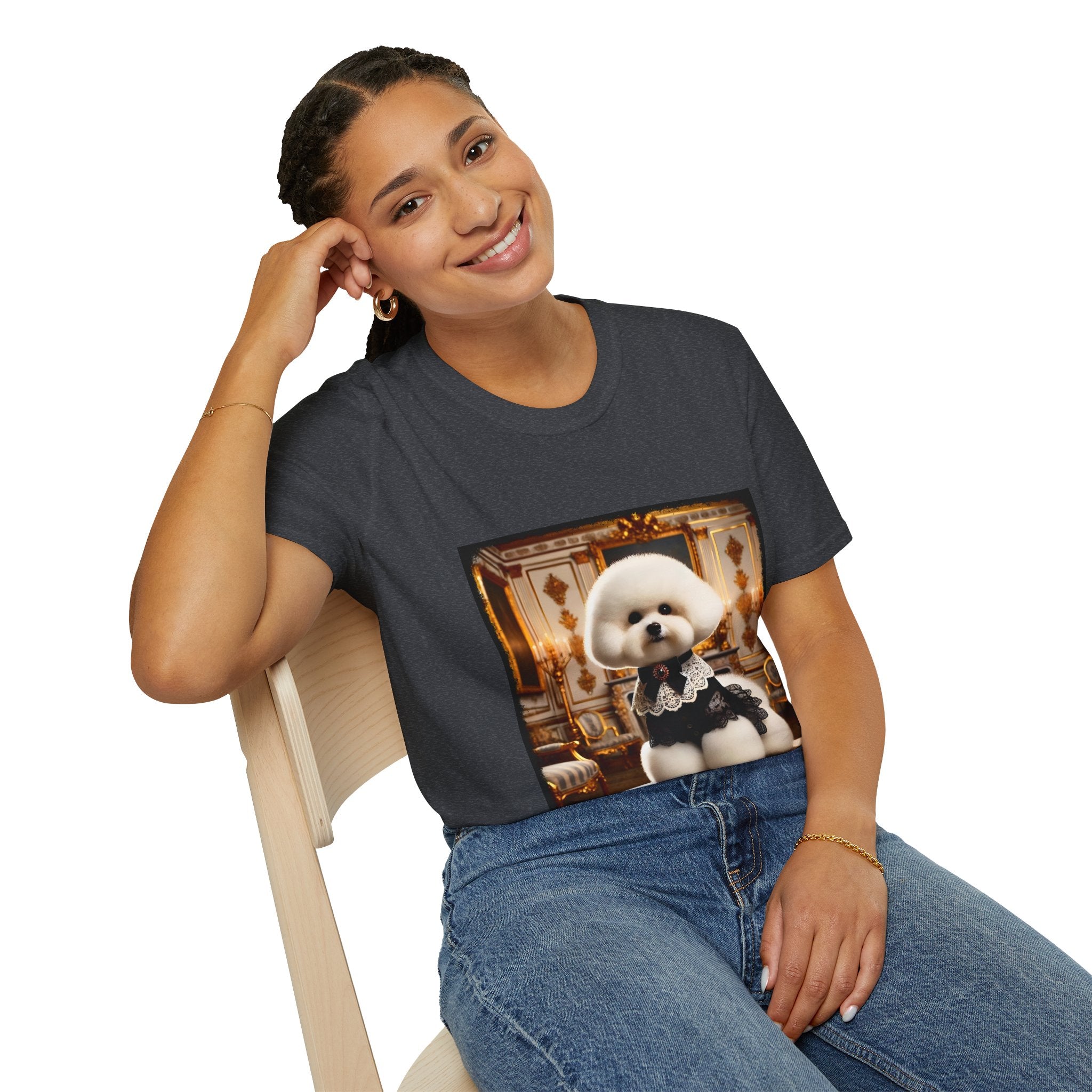 Bichon Frise Posh Paw | Unisex Dog T-Shirt