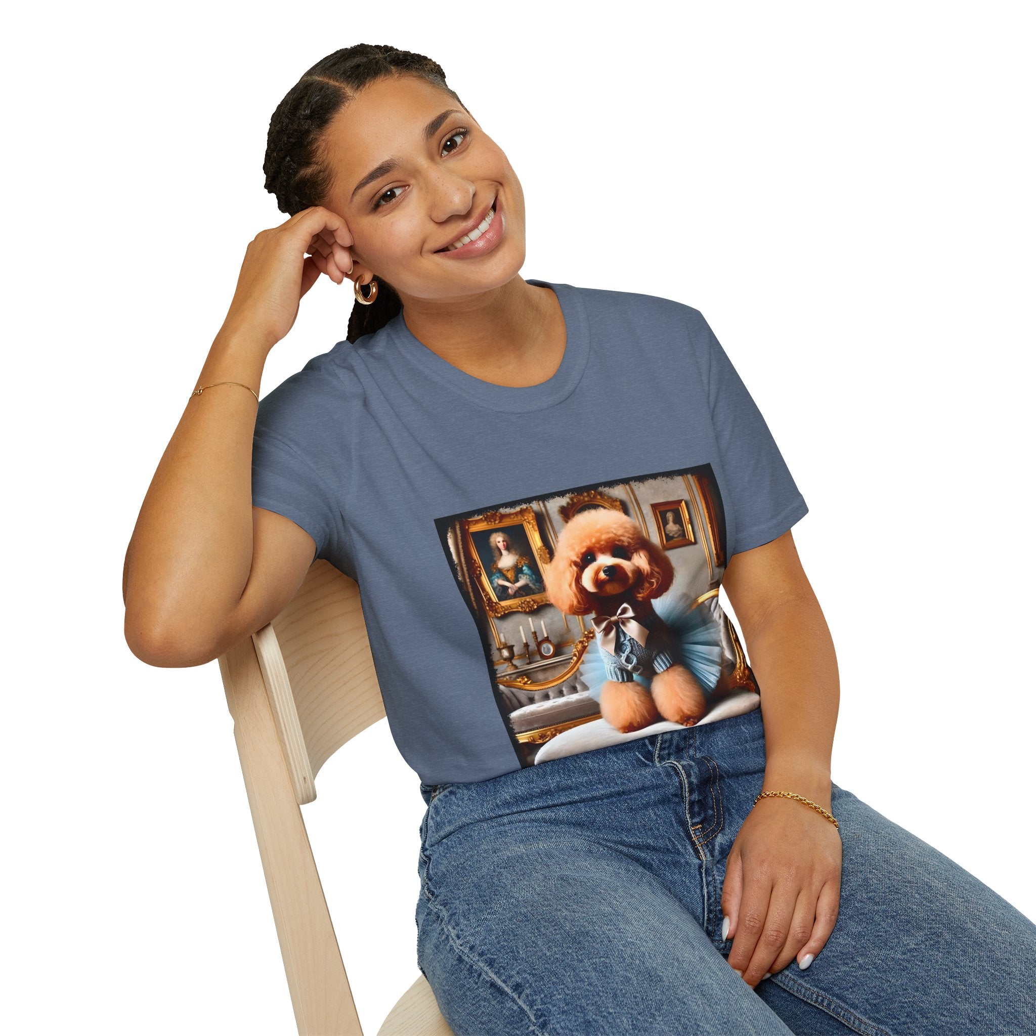 Poodle Rich Baby | Unisex Dog T-Shirt