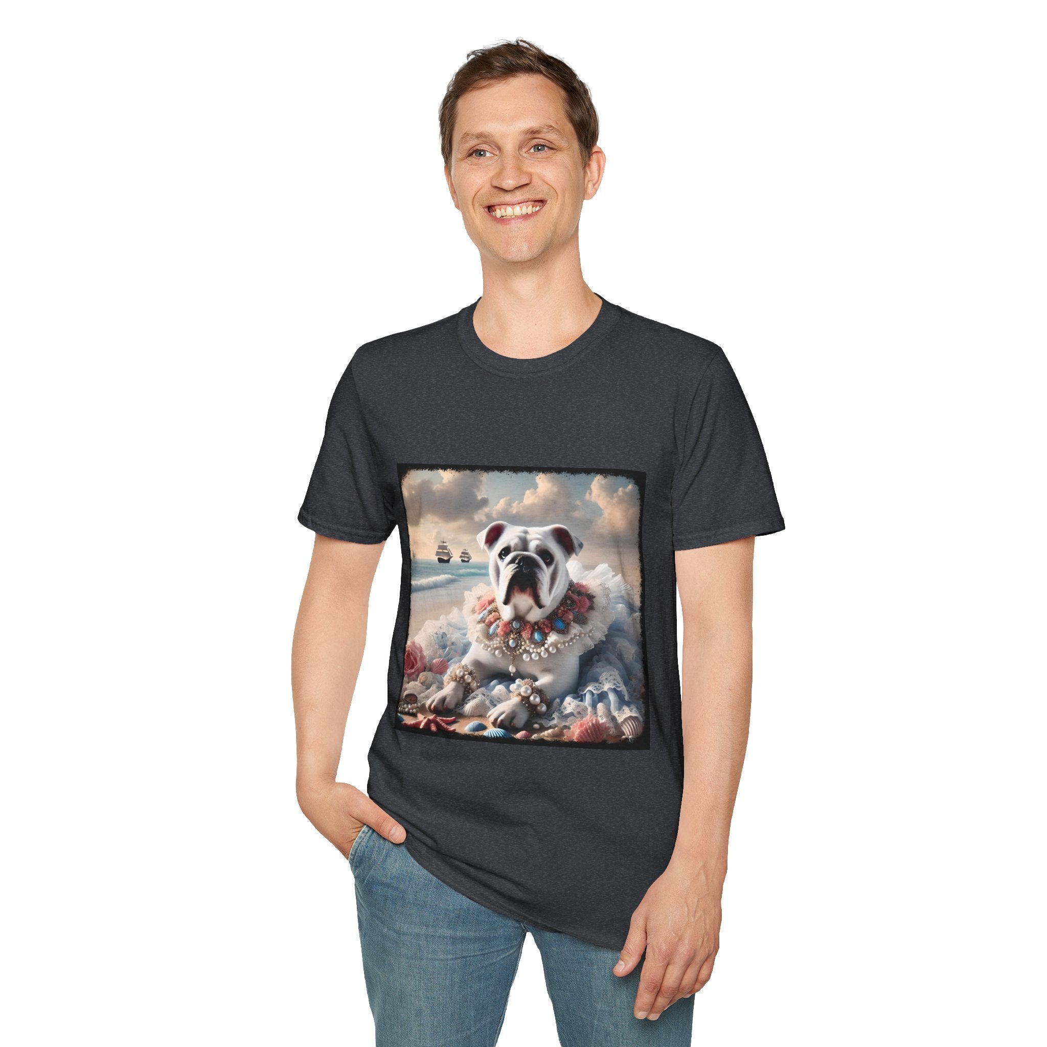 Bulldog Beach Dream | Unisex Dog T-Shirt