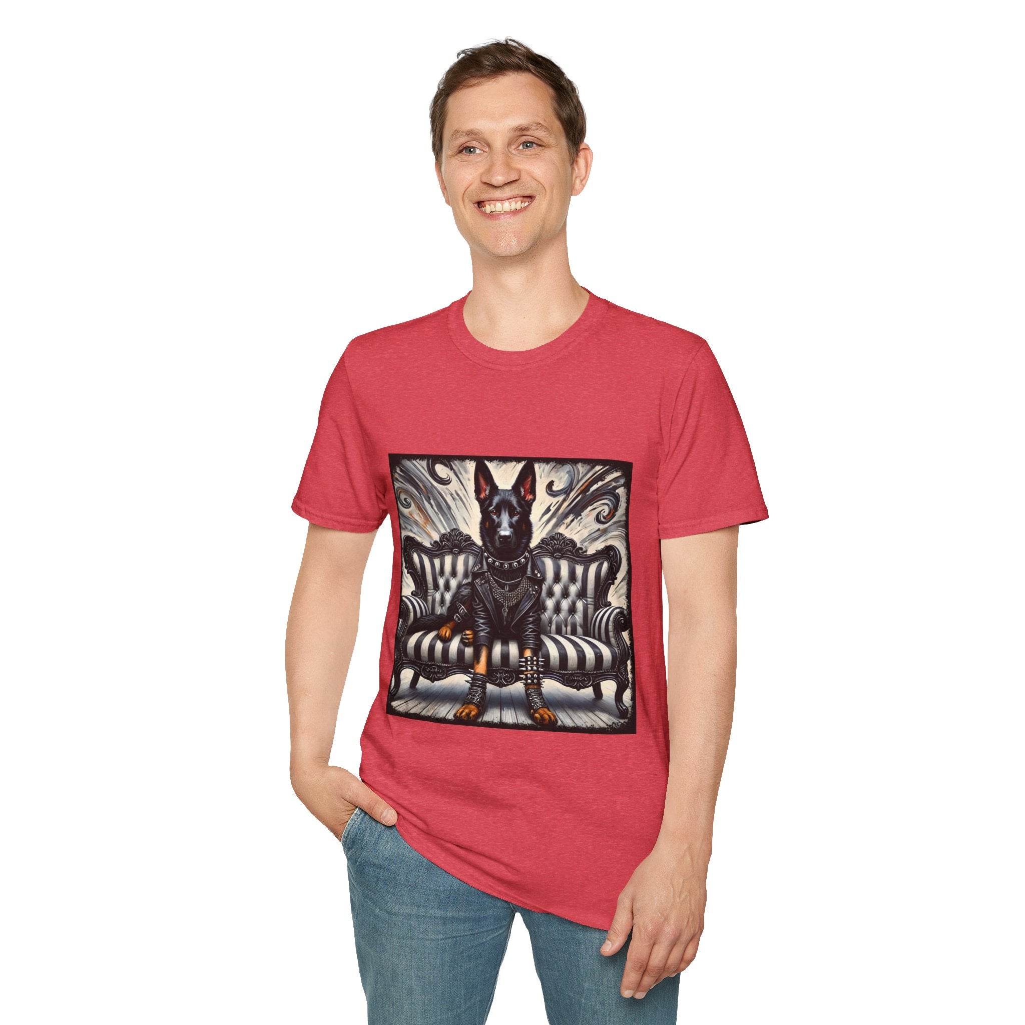 German Shepherd Bold Rebel | Unisex Dog T-Shirt