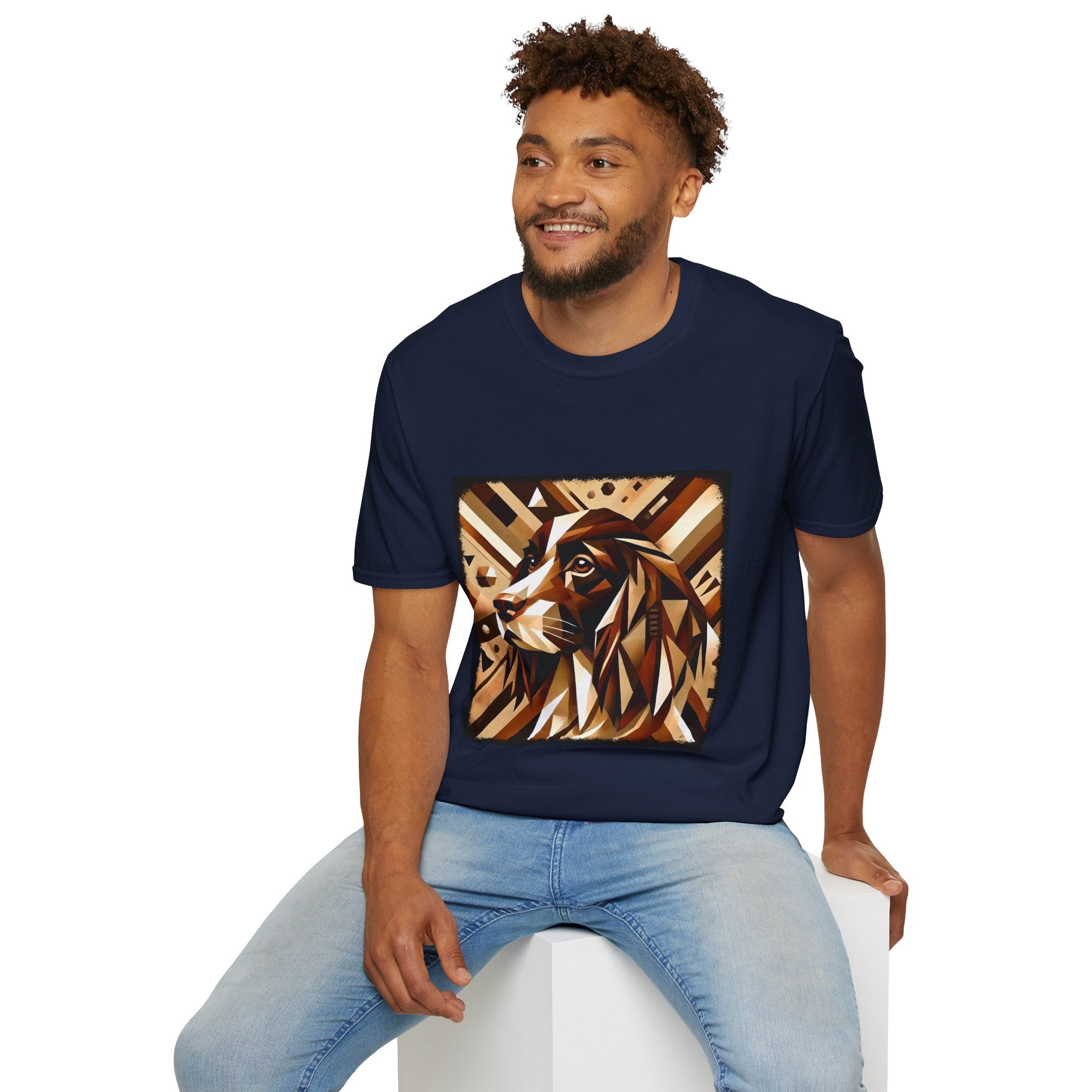 English Springer Spaniel Warm Geometric | Unisex Dog T-Shirt