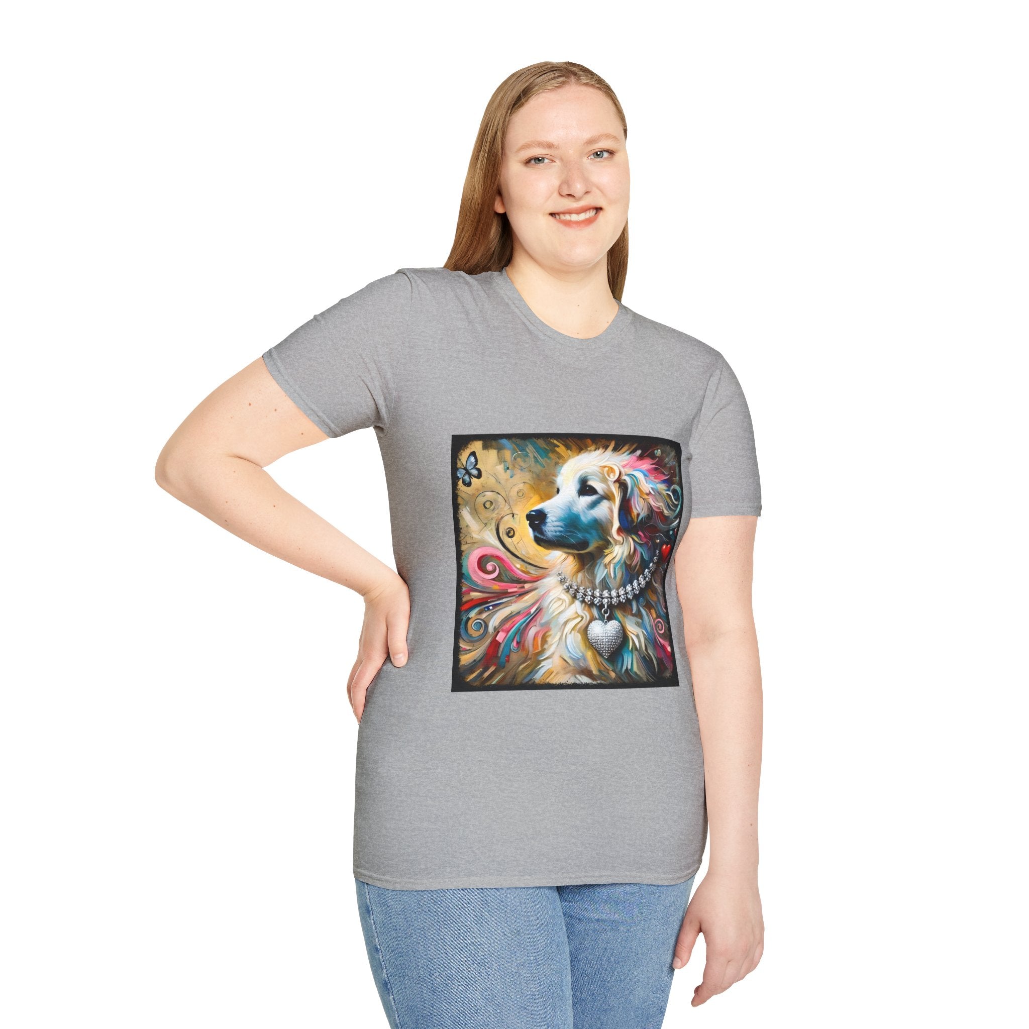 Great Pyrenees Blissful Swirl | Unisex Dog T-Shirt
