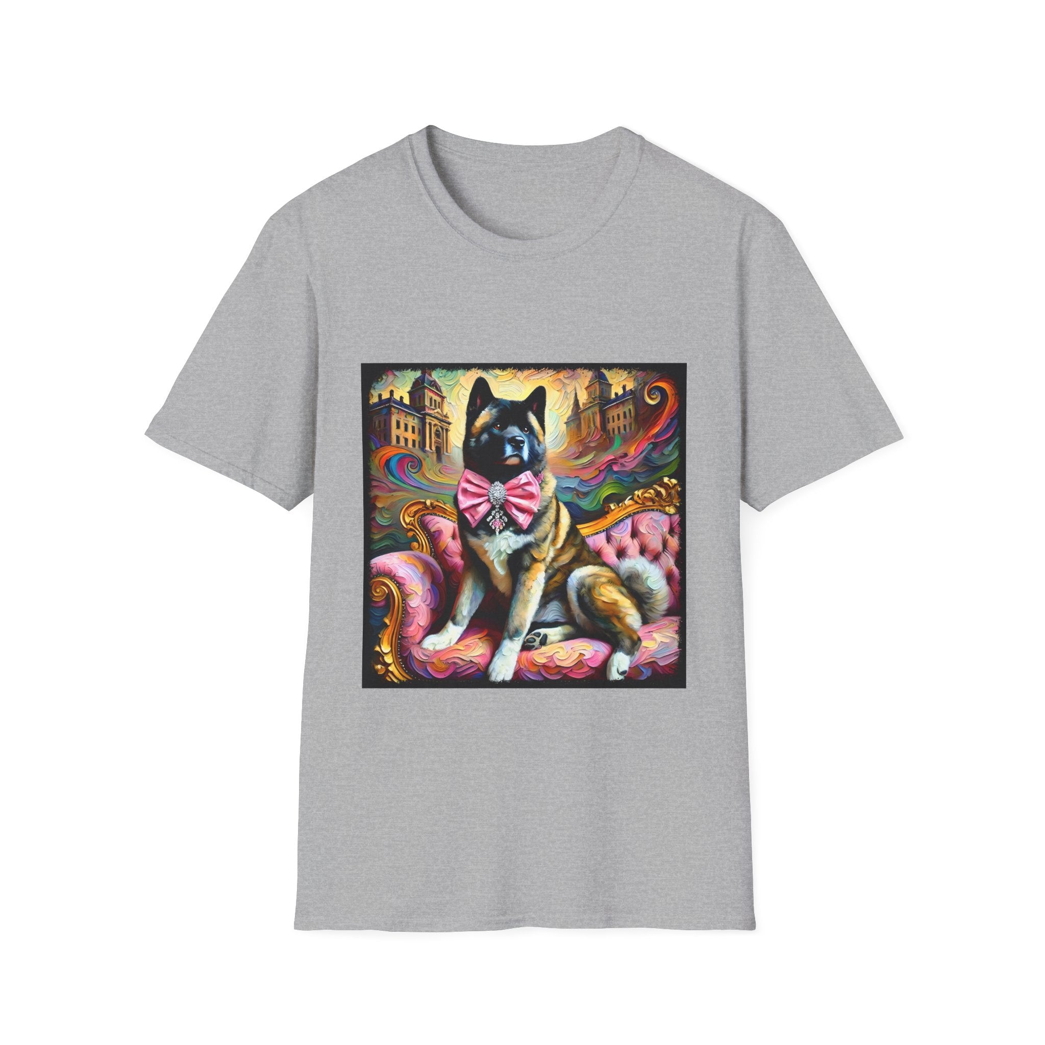 Akita Shirt | Diamond Bow Classic Dog Lover Tee