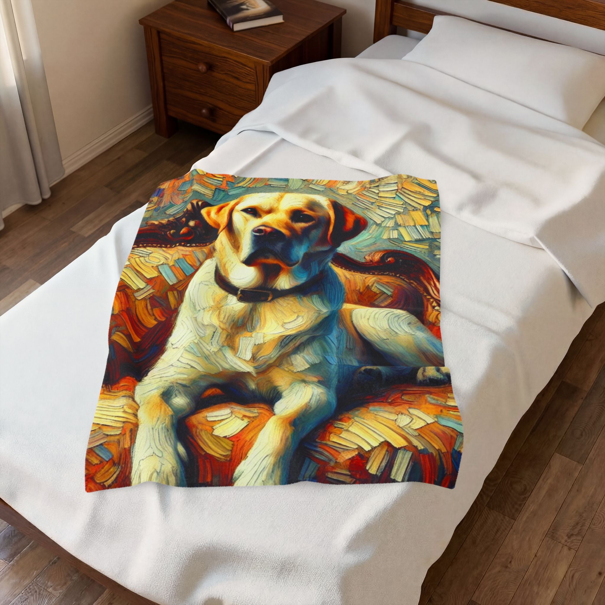 Labrador Retriever Blanket | Classic Vibrant Dog Lover Gift