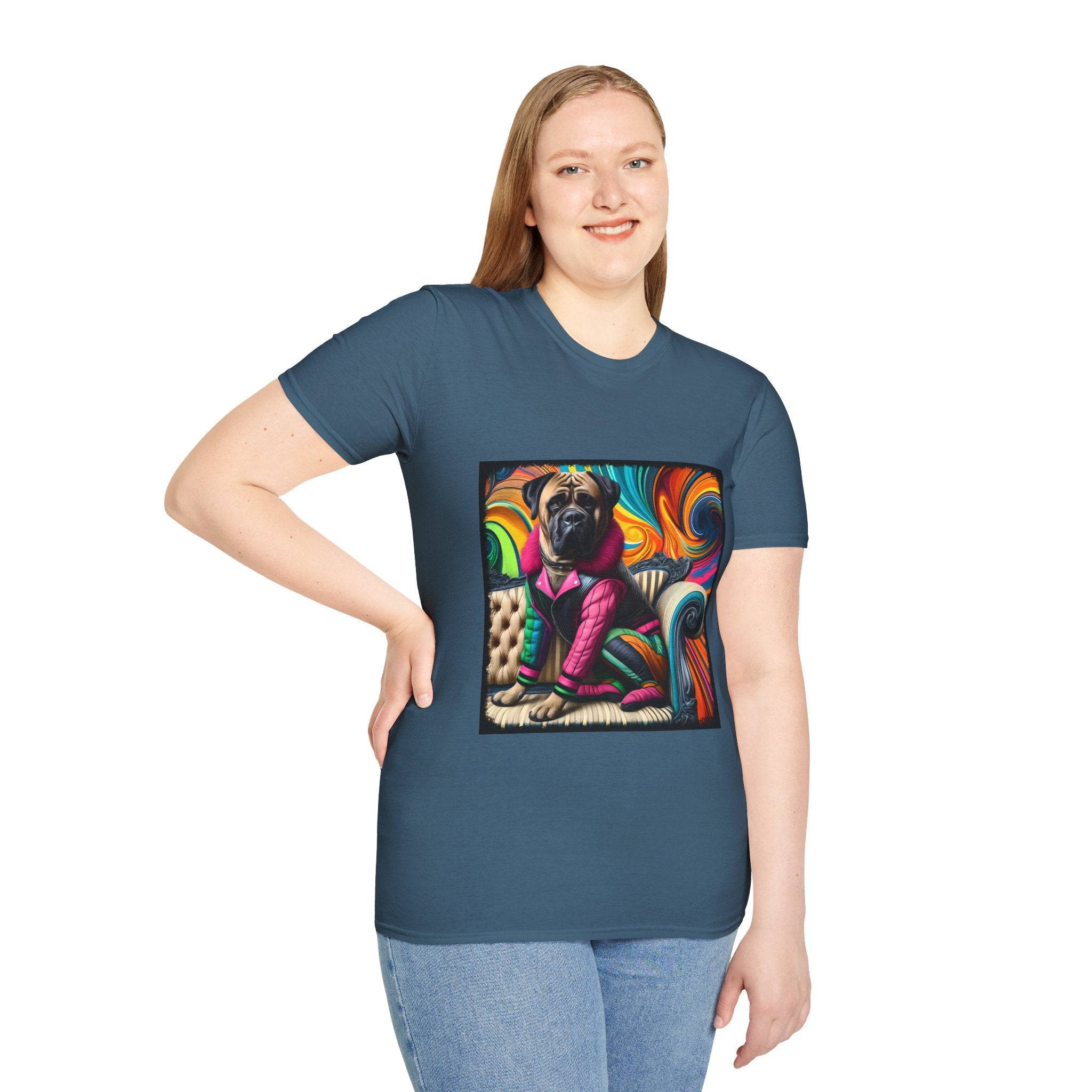Bullmastiff Bold Rocker | Unisex Dog T-Shirt