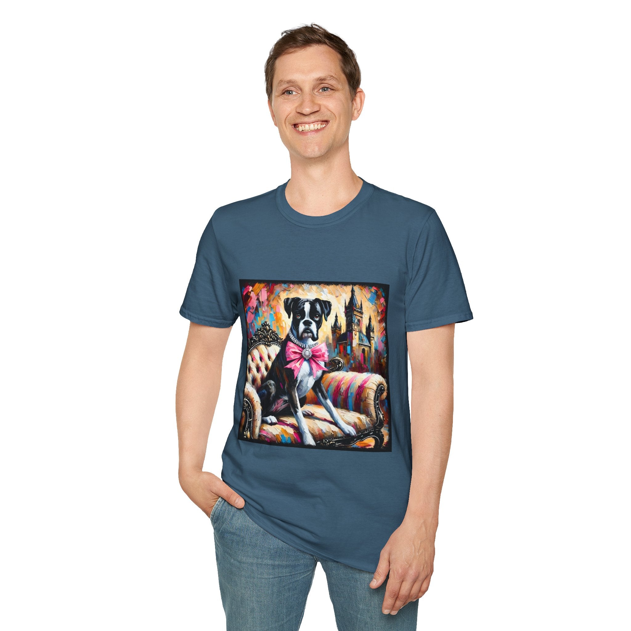Boxer Pink Princess Classic | Unisex Dog T-Shirt