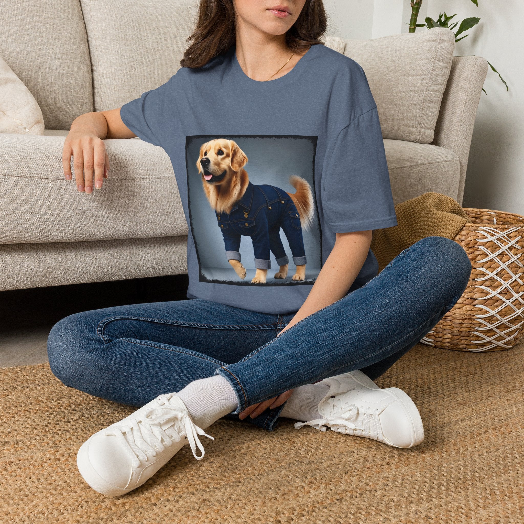 Golden Retriever Shirt | Denim Diva Dog Lover Tee
