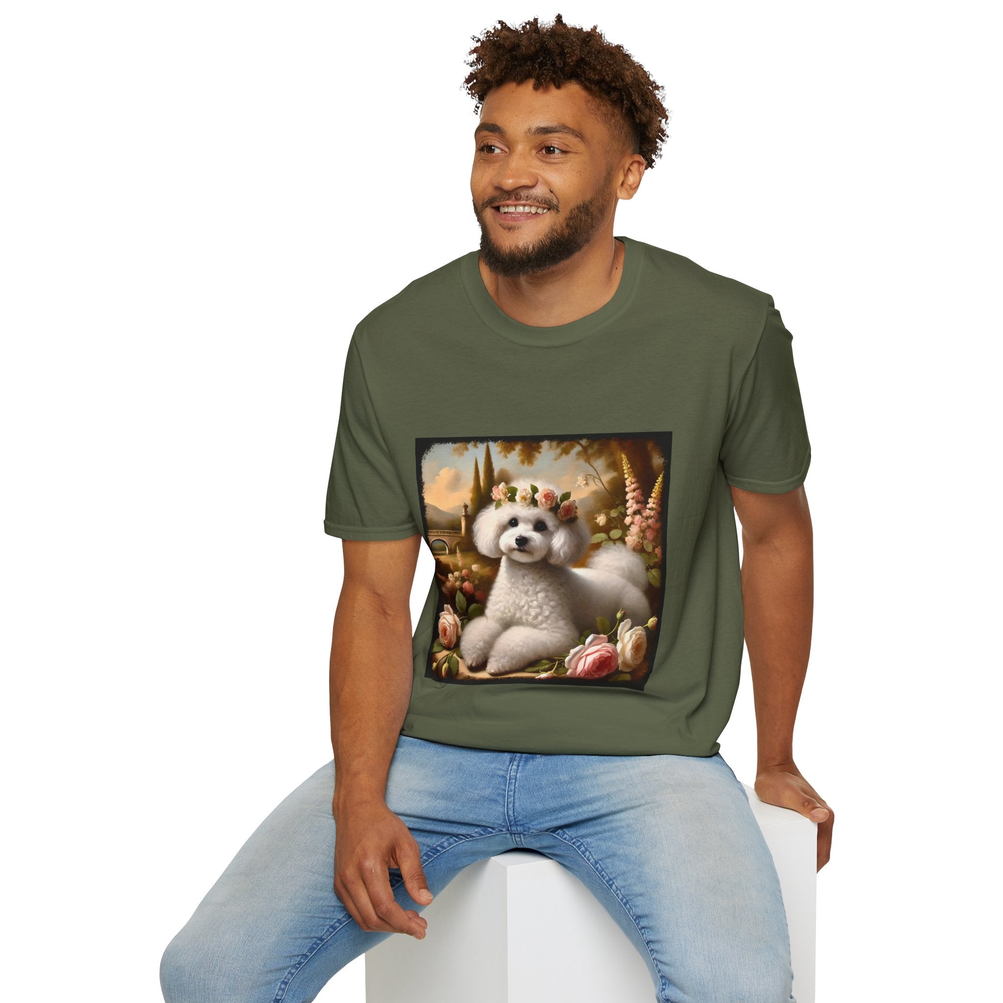 Poodle Botanical Beauty | Unisex Dog T-Shirt