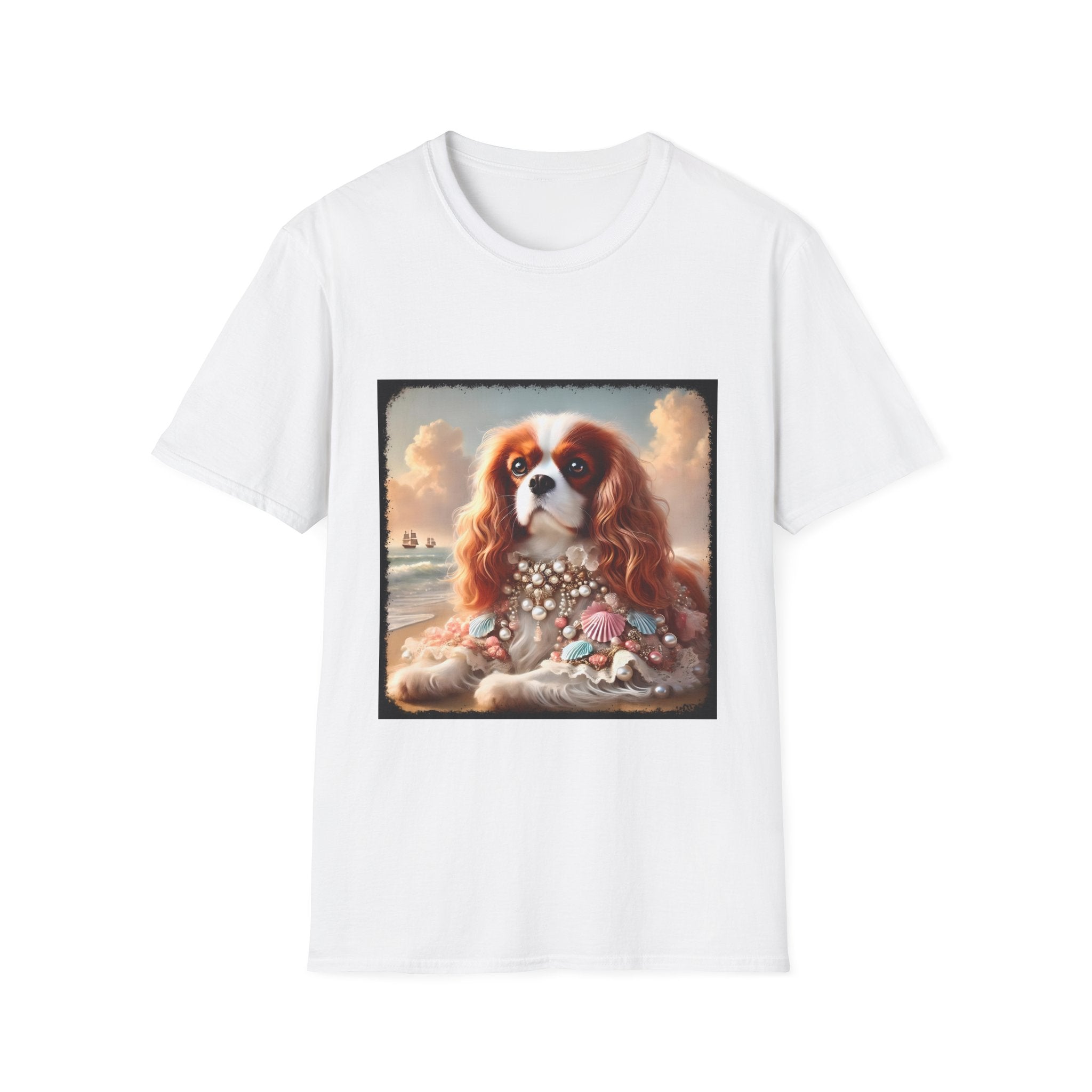 Cavalier King Charles Spaniel Beach Beauty | Unisex Dog T-Shirt