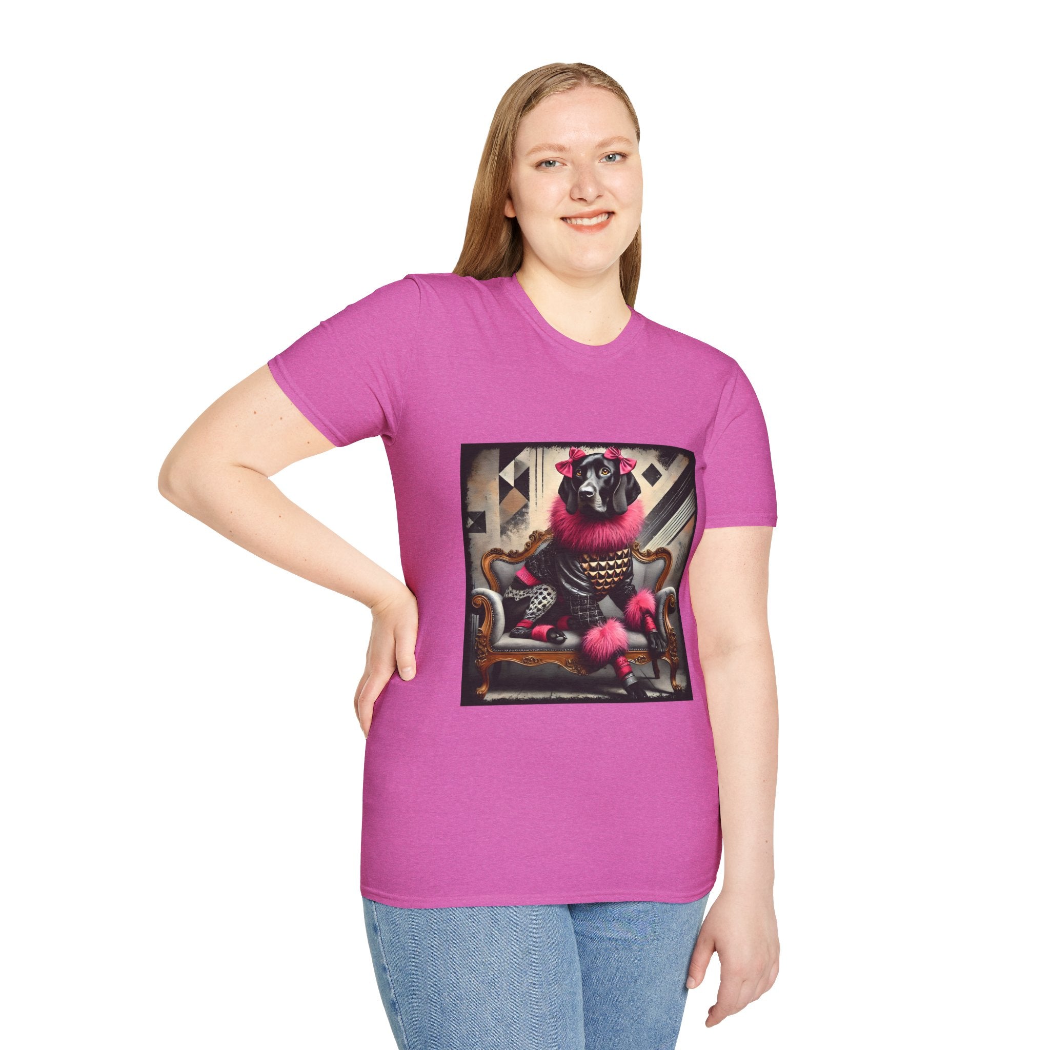 German Shorthaired Pointer Chic Rocker | Unisex Dog T-Shirt