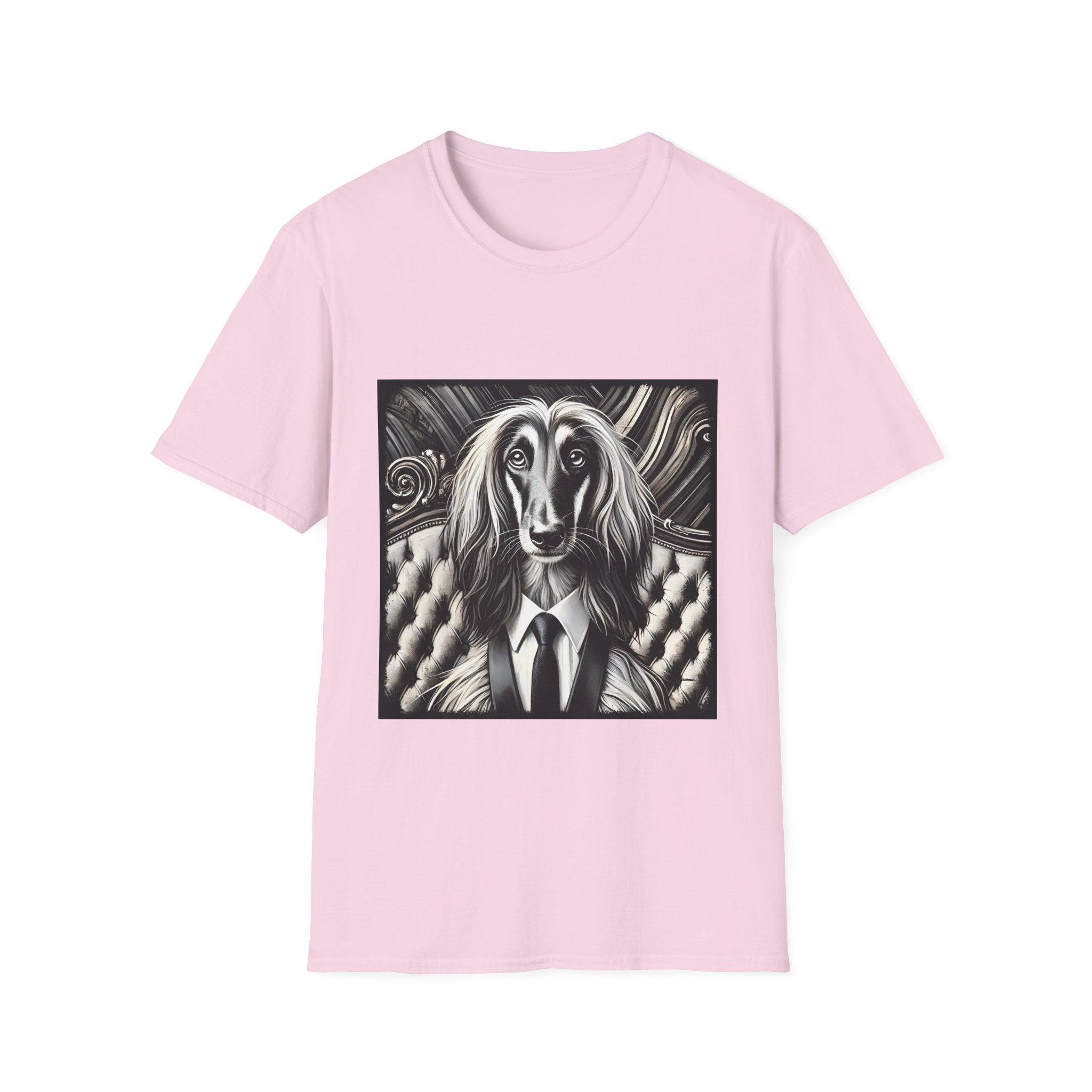 Afghan Hound Shirt | B&W Bold Tie Dog Lover Tee
