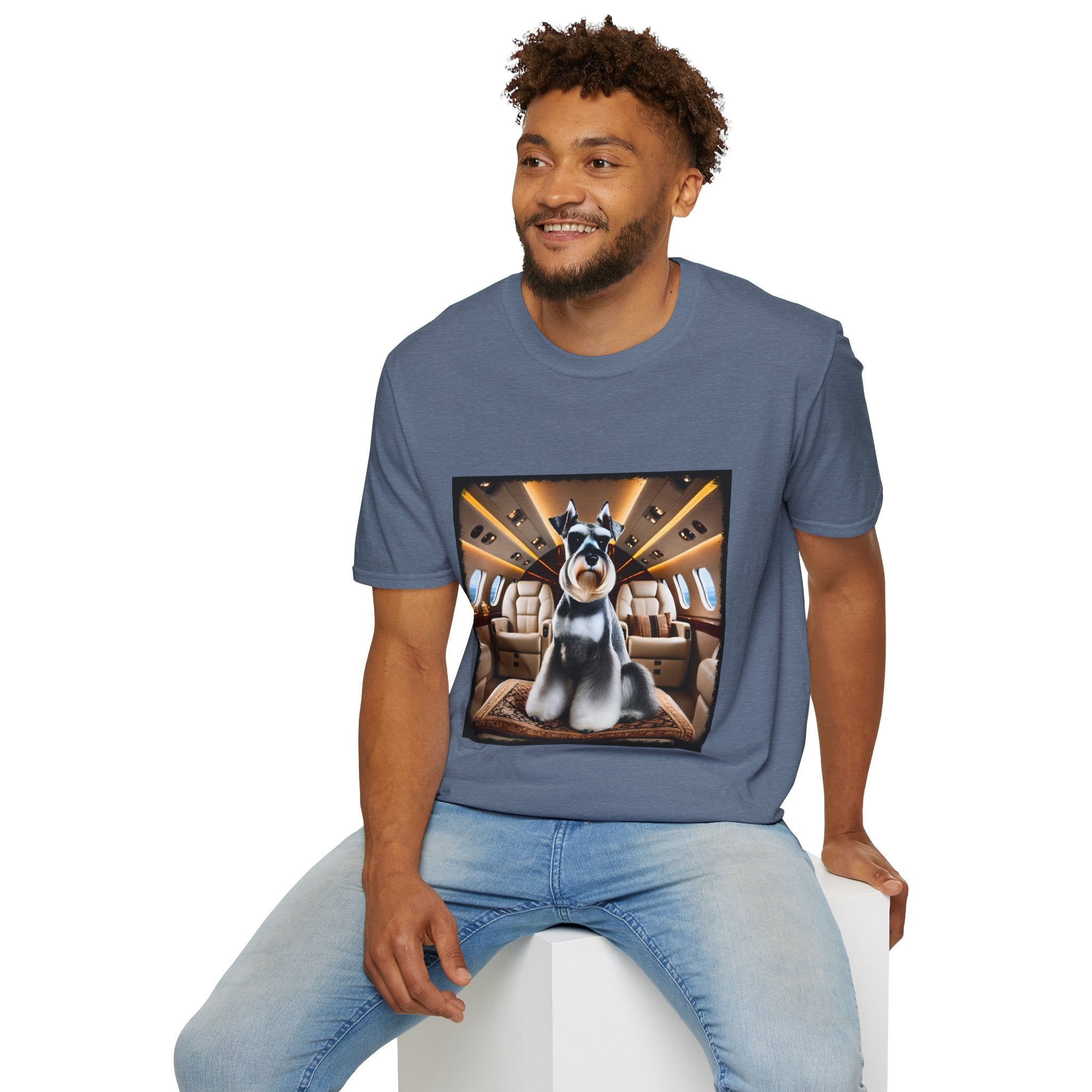 Schnauzer Jet Setter | Unisex Dog T-Shirt