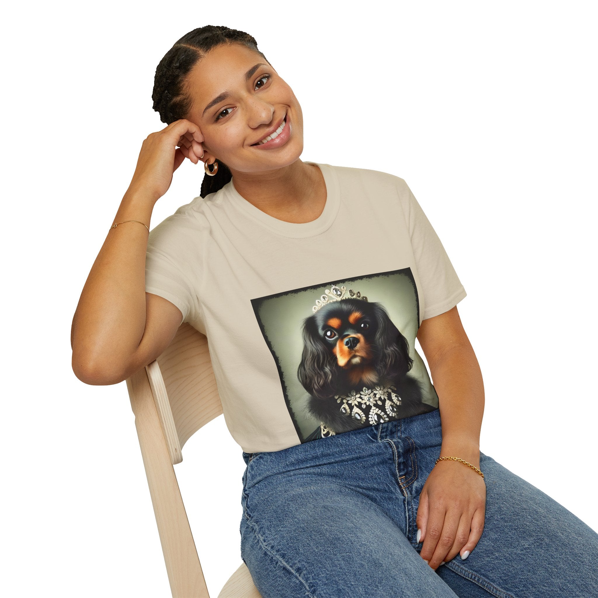 Cavalier King Charles Spaniel Status Sniffer | Unisex Dog T-Shirt