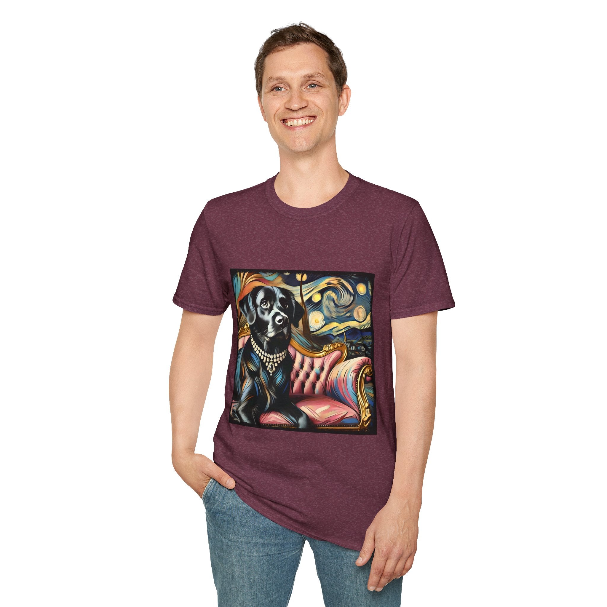 Labrador Retriever Starry Swirl | Unisex Dog T-Shirt