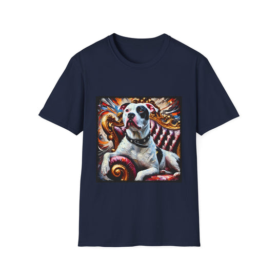 American Pit Bull Terrier Bold Classic design dog lover unisex t-shirt in navy