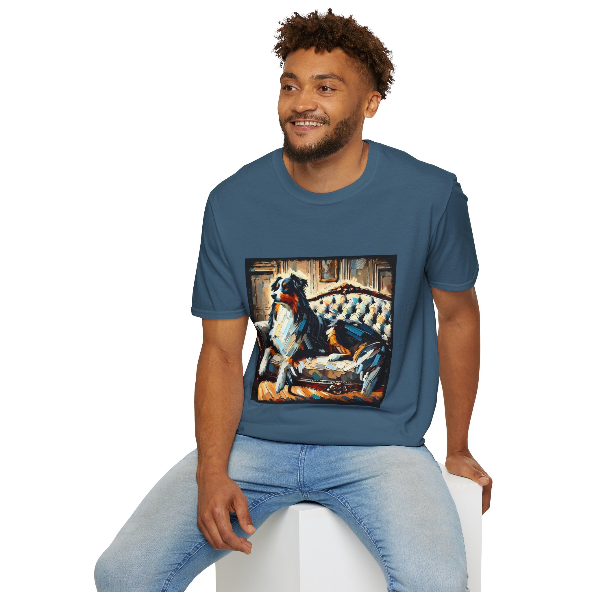 Australian Shepherd Vibrant Classic | Unisex Dog T-Shirt