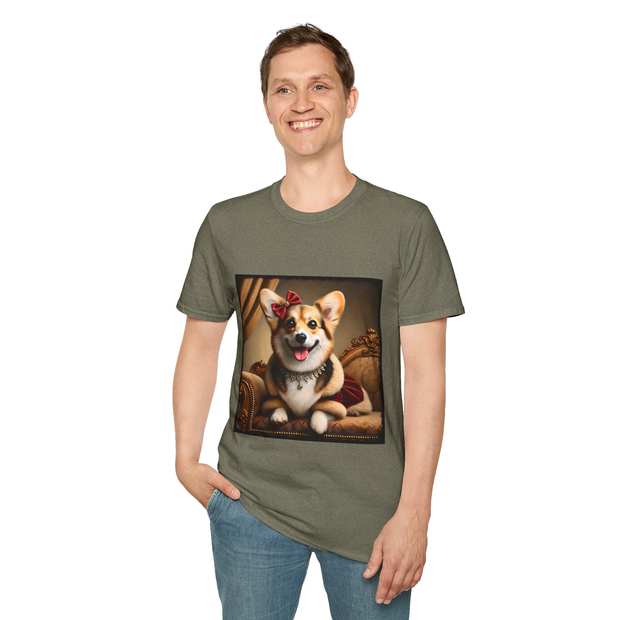 Pembroke Welsh Corgi Red Velvet Princess | Unisex Dog T-Shirt