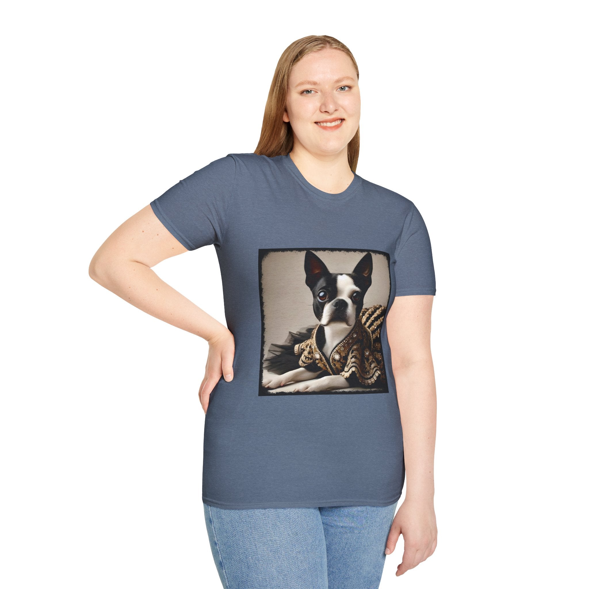 Boston Terrier Brocade Babe | Unisex Dog T-Shirt