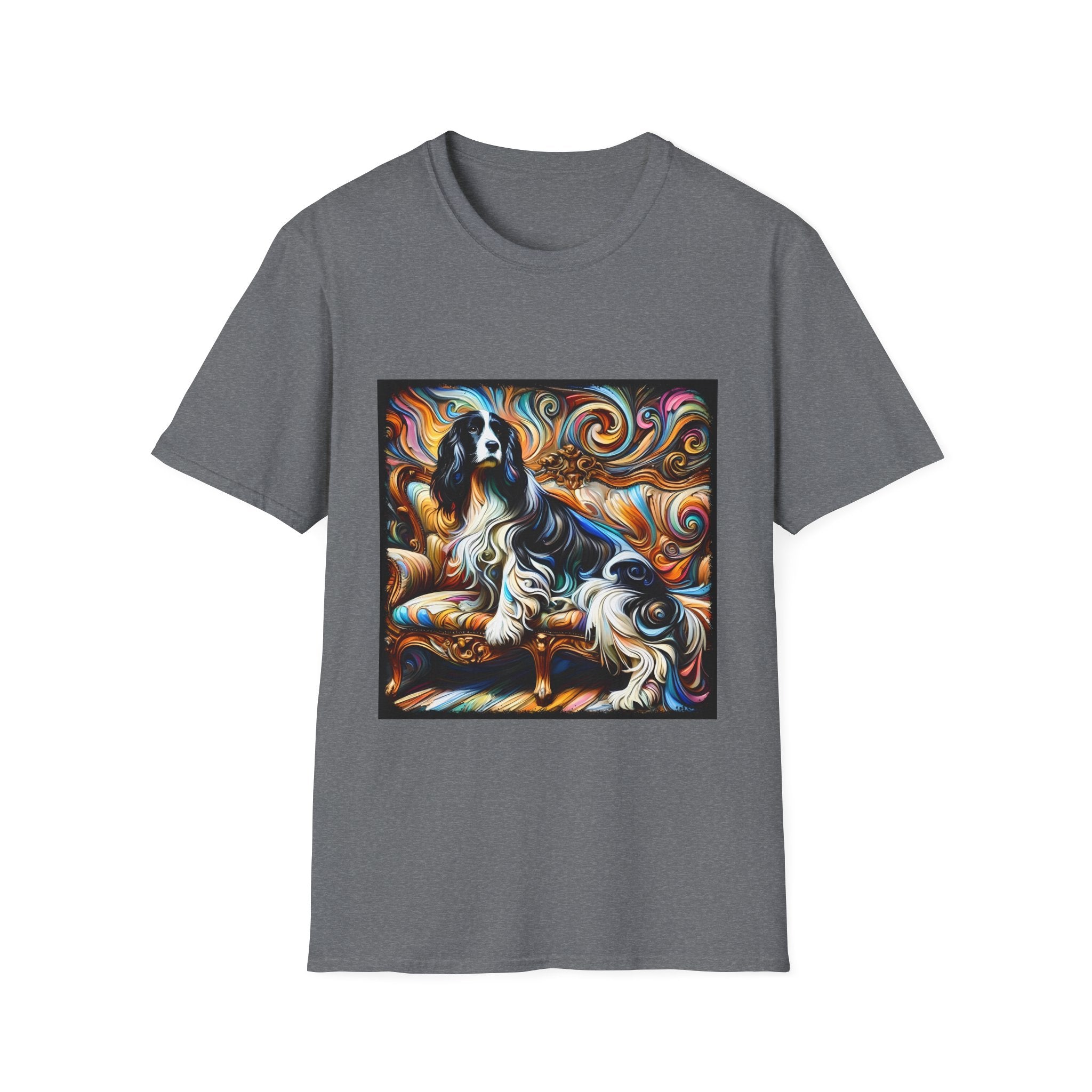 English Springer Spaniel Dynamic Swirl | Unisex Dog T-Shirt