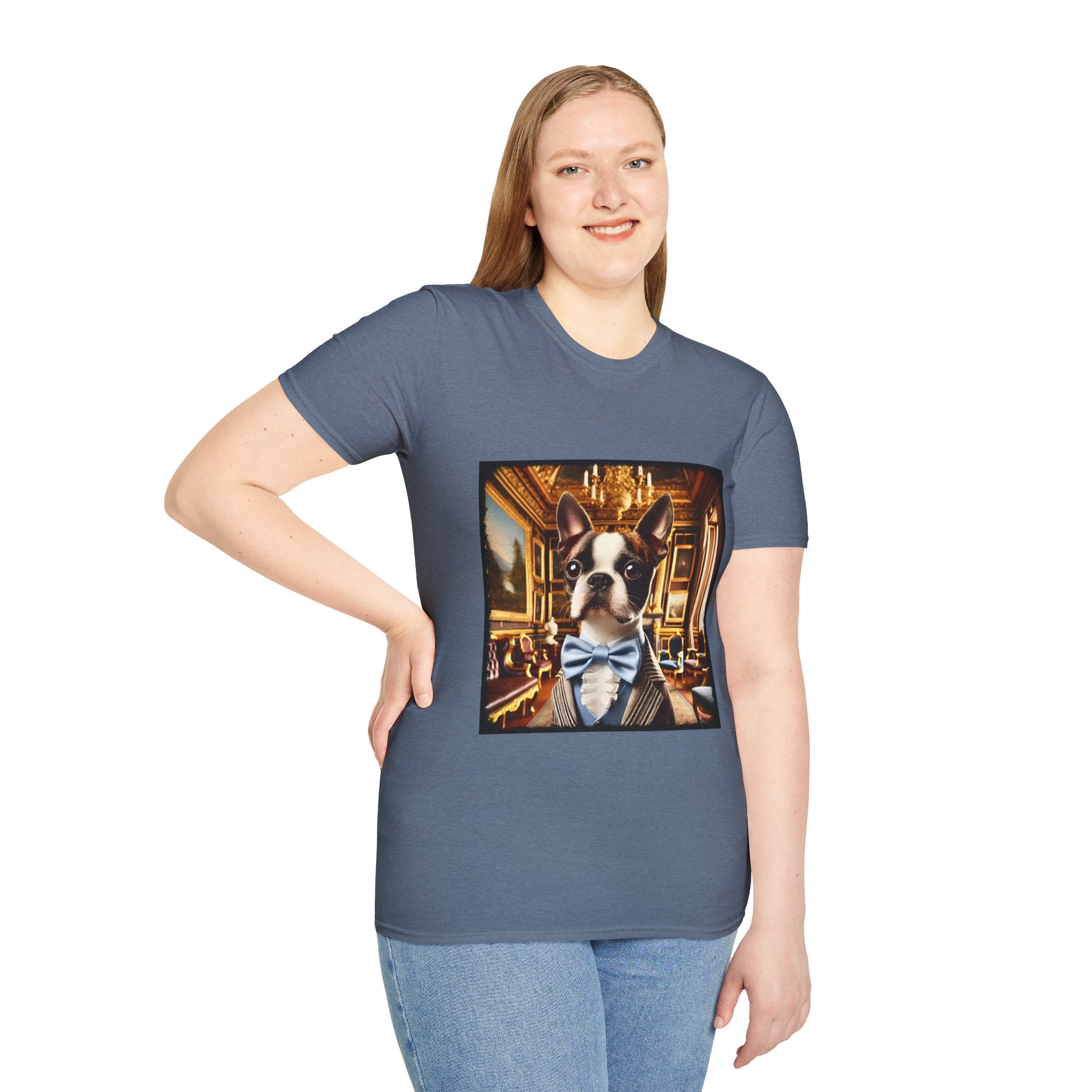 Boston Terrier Rich Rougue | Unisex Dog T-Shirt