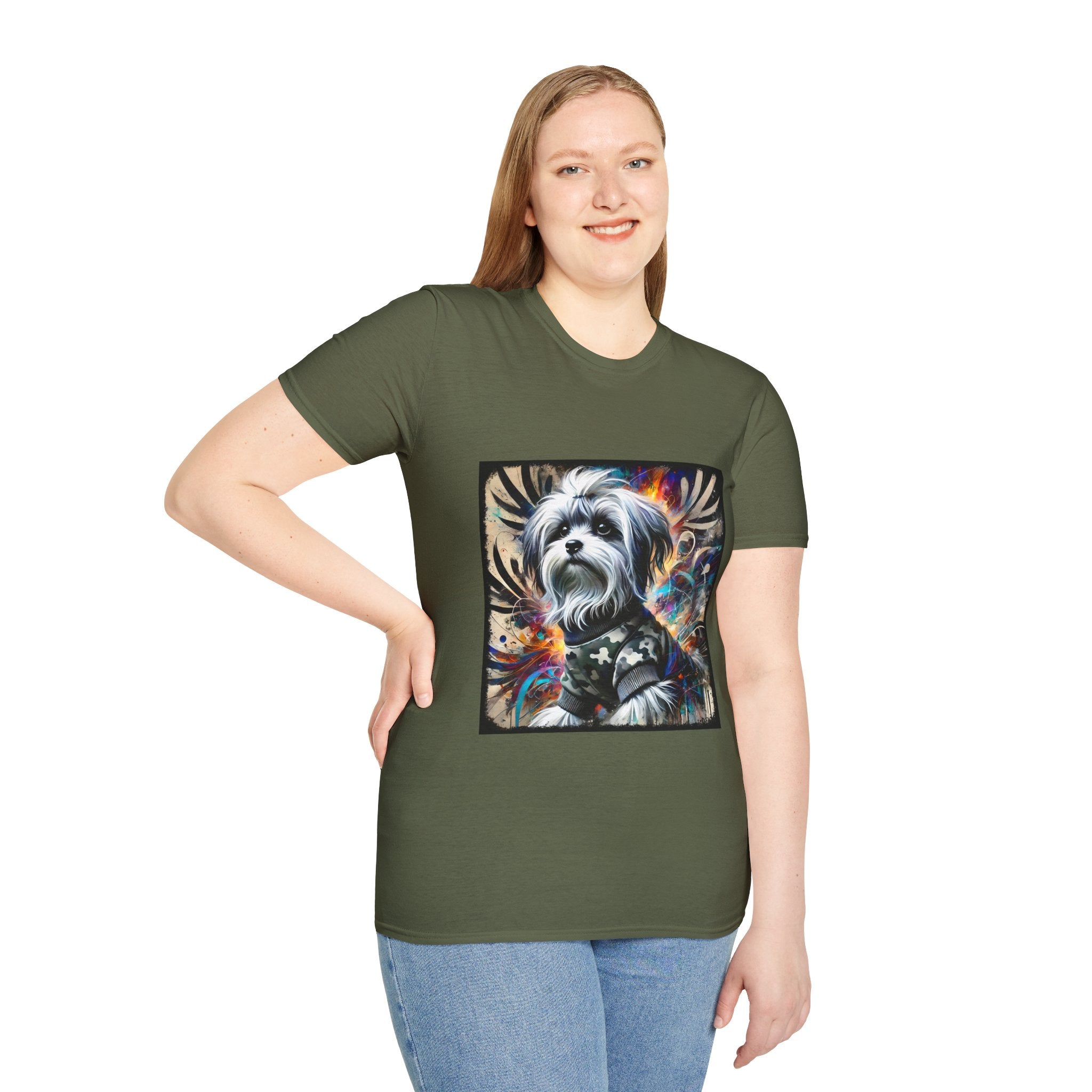 Maltese Bold Armor Classic | Unisex Dog T-Shirt