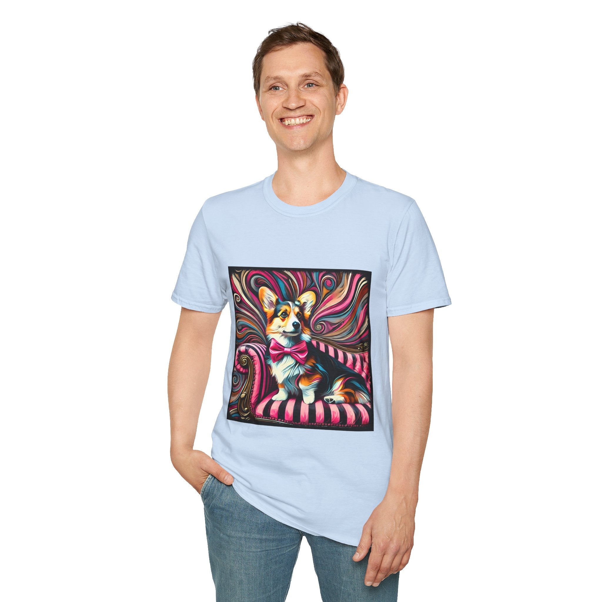 Pembroke Welsh Corgi Bold Rocker | Unisex Dog T-Shirt