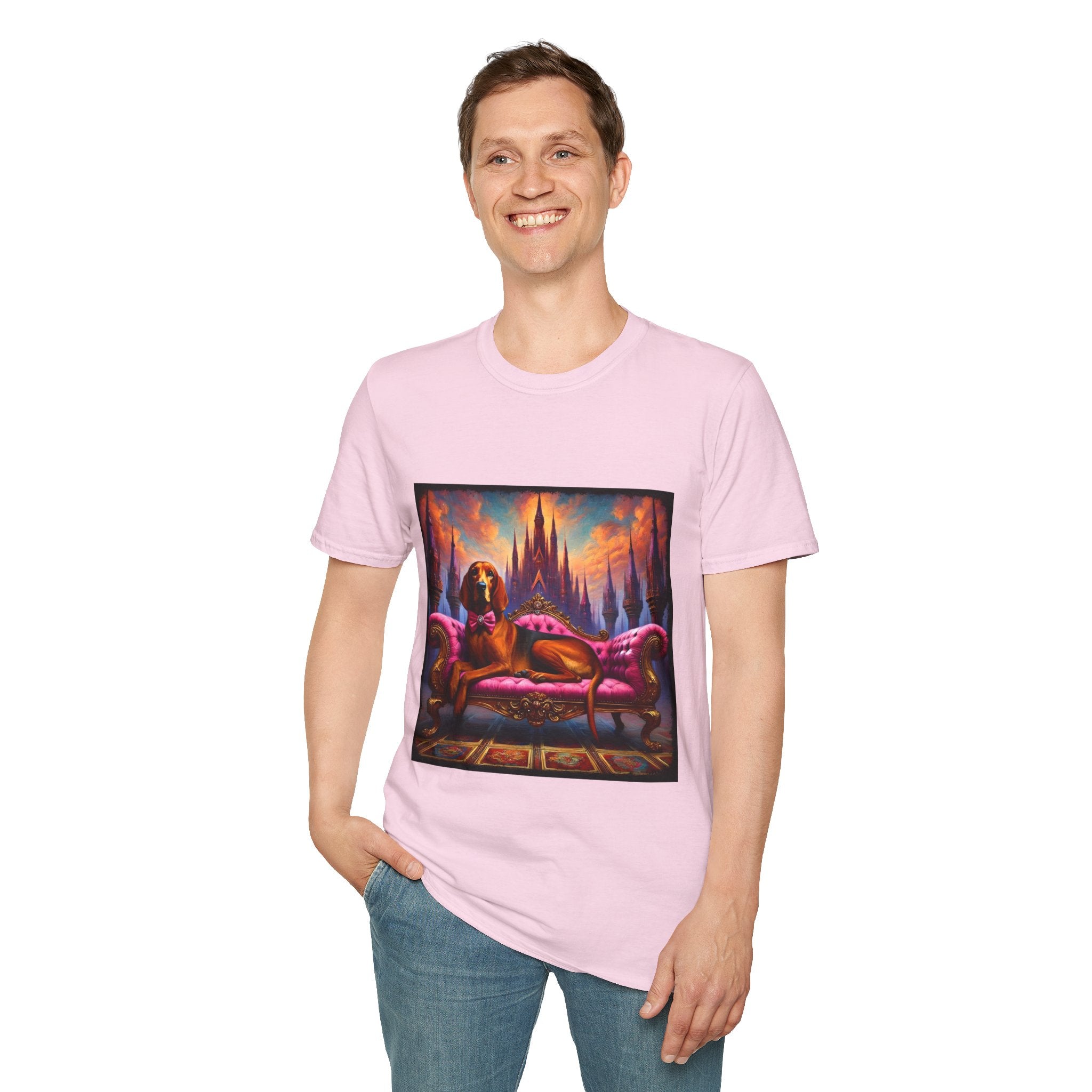 Coonhound Bow Babe | Unisex Dog T-Shirt