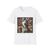 Siberian Husky Bold Swirl  | Unisex Dog T-Shirt