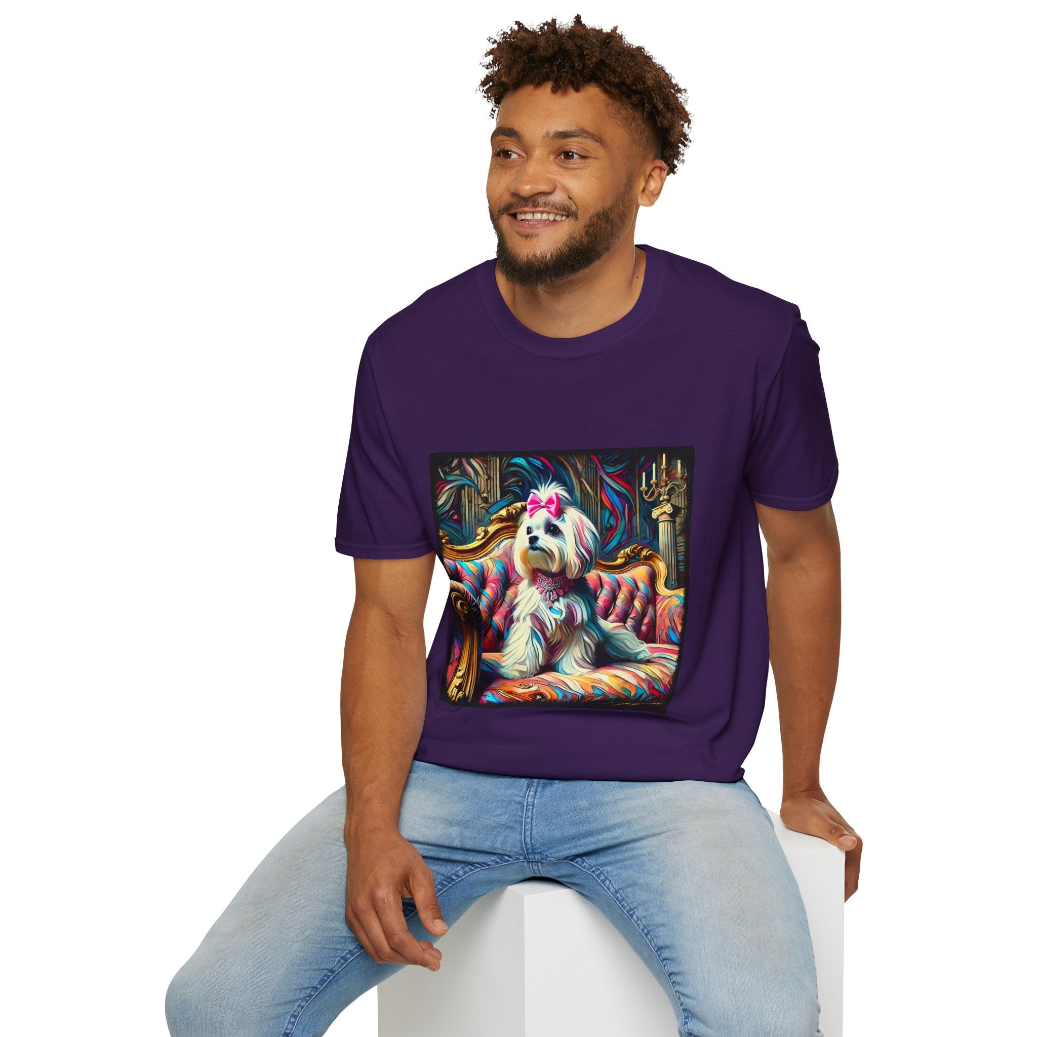 Maltese Diamond Princess Classic | Unisex Dog T-Shirt