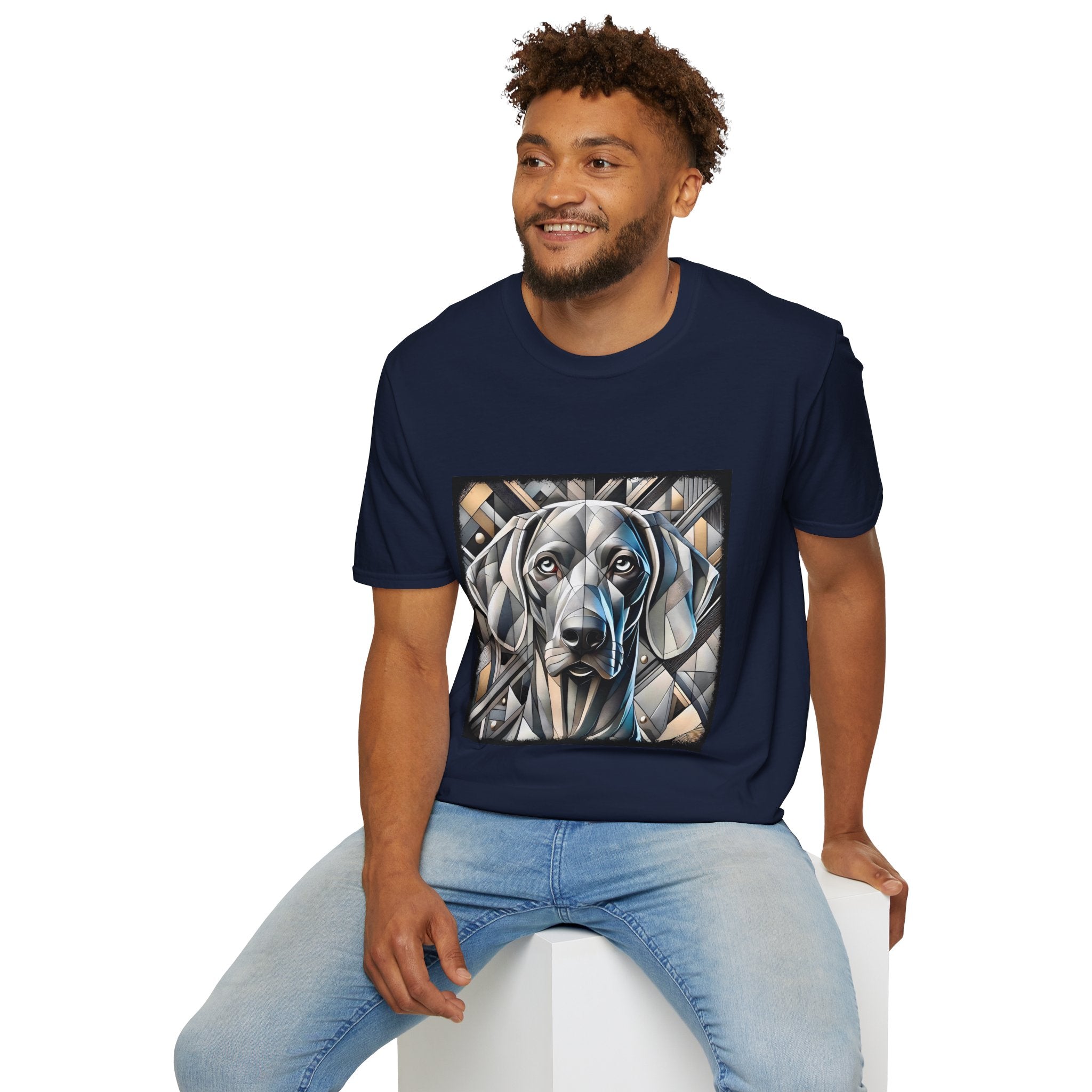Weimaraner Geometric | Unisex Dog T-Shirt