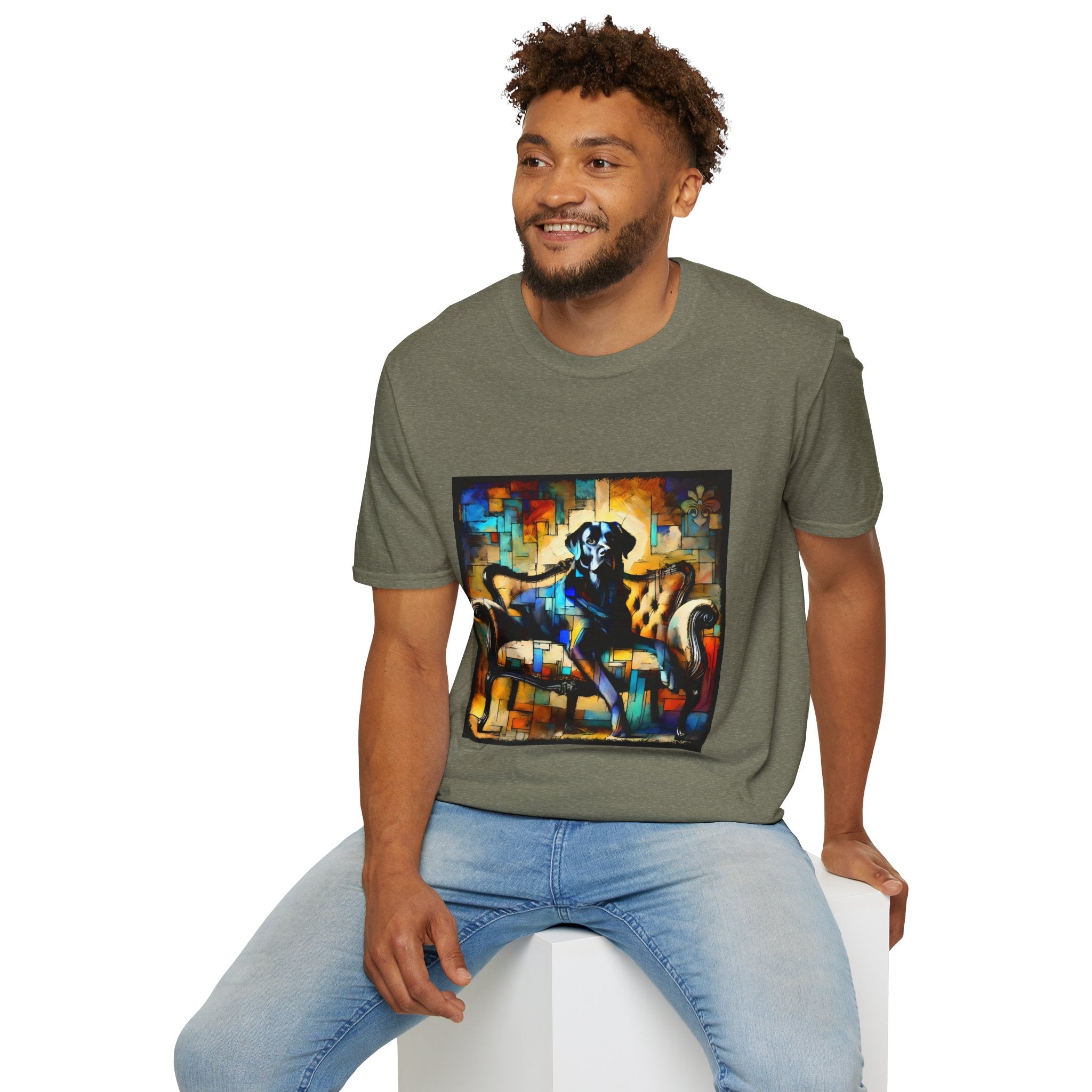 Labrador Retriever Mirror Ball Classic | Unisex Dog T-Shirt