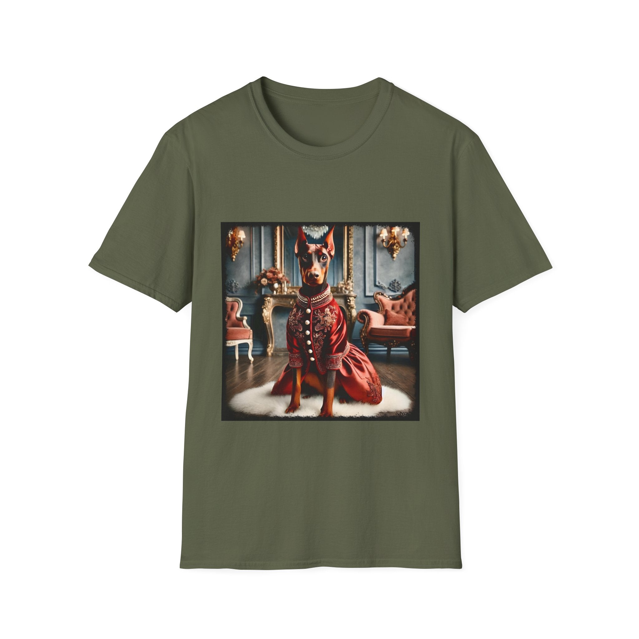 Doberman Pinscher Crimson Cutie | Unisex Dog T-Shirt