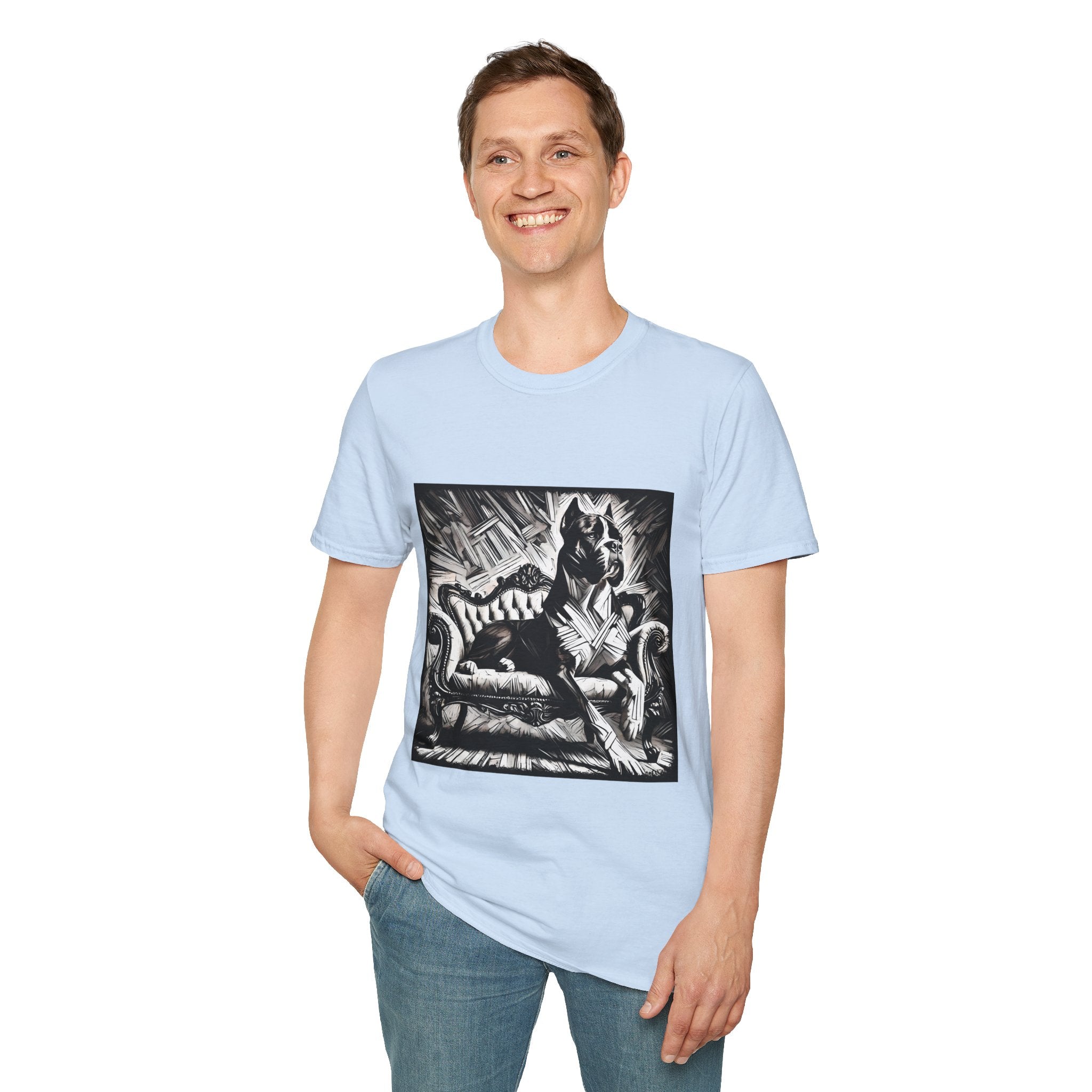 Cane Corso B&W Bold | Unisex Dog T-Shirt
