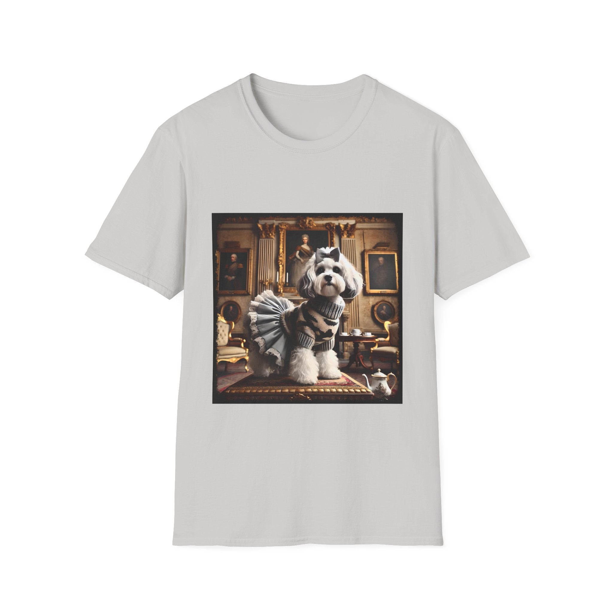 Cavapoo Posh Camo Chic | Unisex Dog T-Shirt