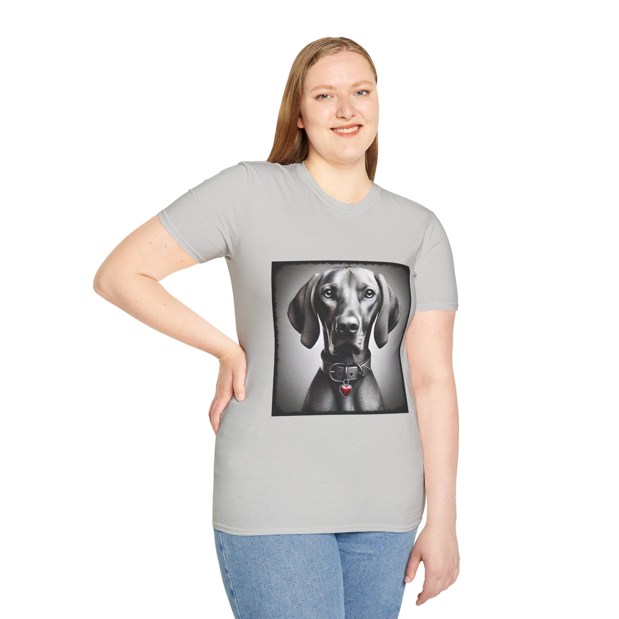 Vizsla Heart Charm | Unisex Dog T-Shirt