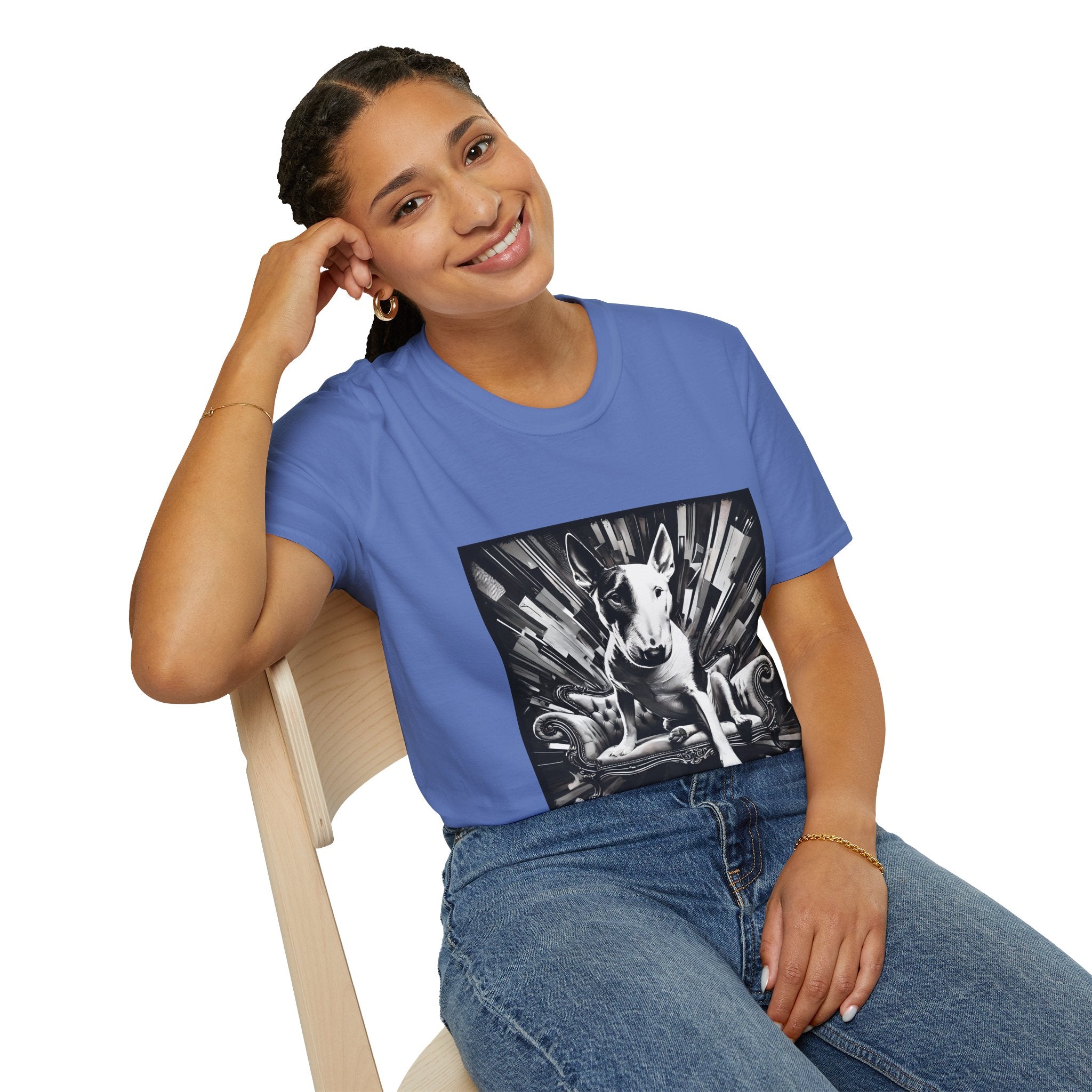 Bull Terrier B&W Bold | Unisex Dog T-Shirt