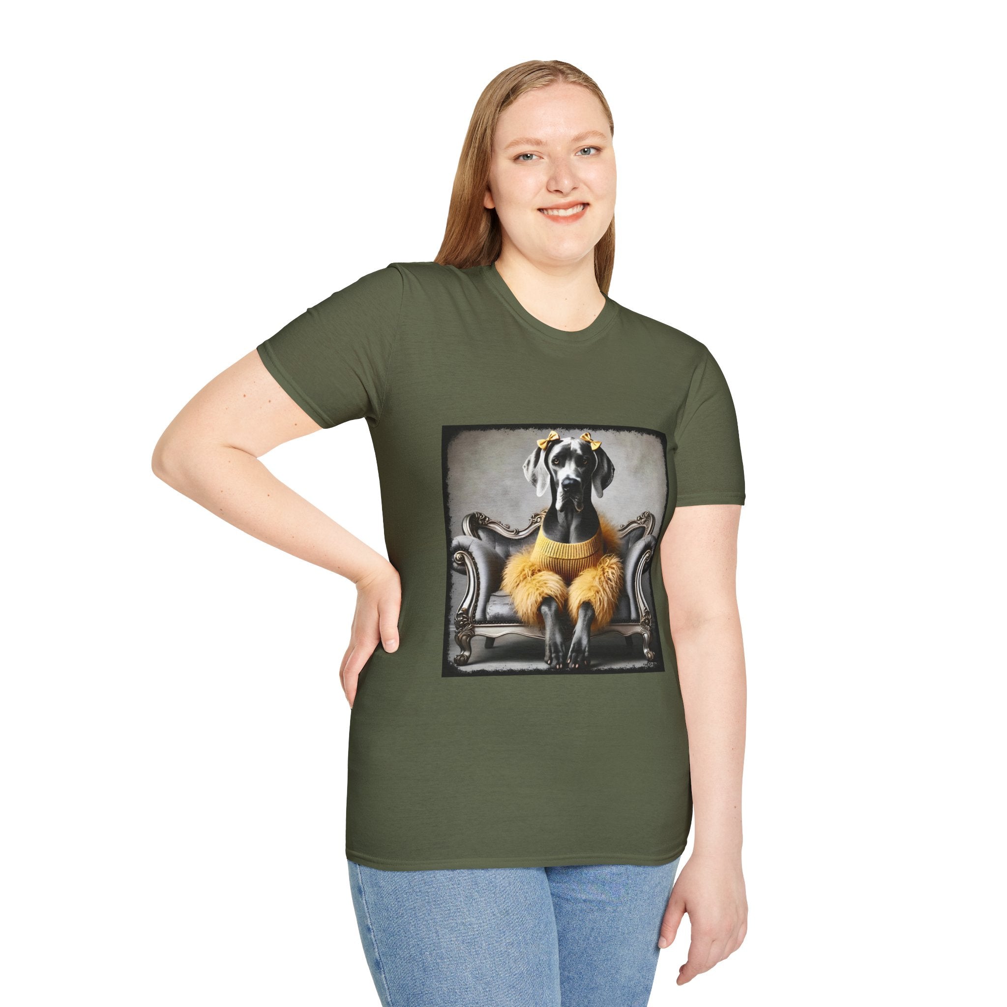 Great Dane Bold Beauty | Unisex Dog T-Shirt