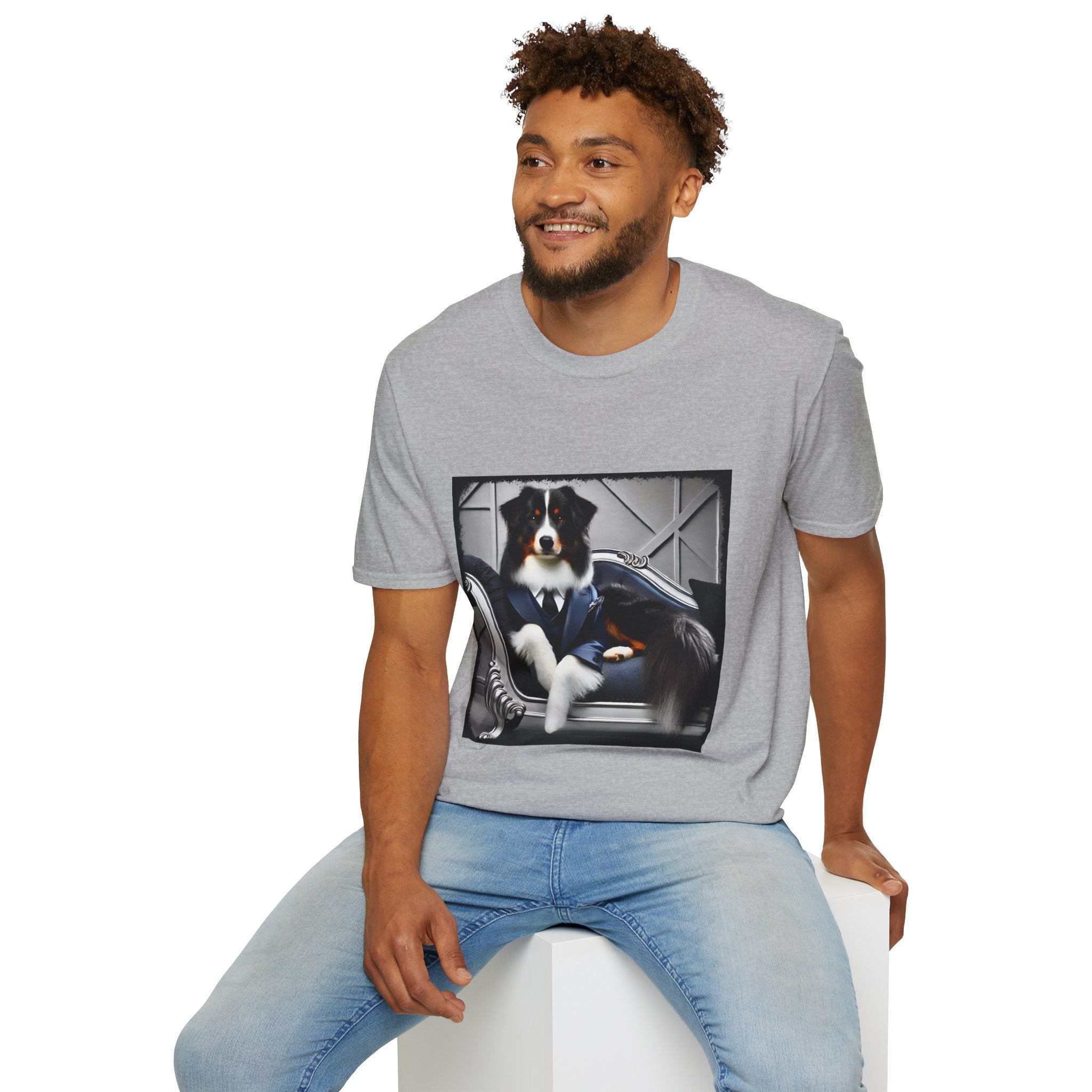 Australian Shepherd Mister Wag | Unisex Dog T-Shirt