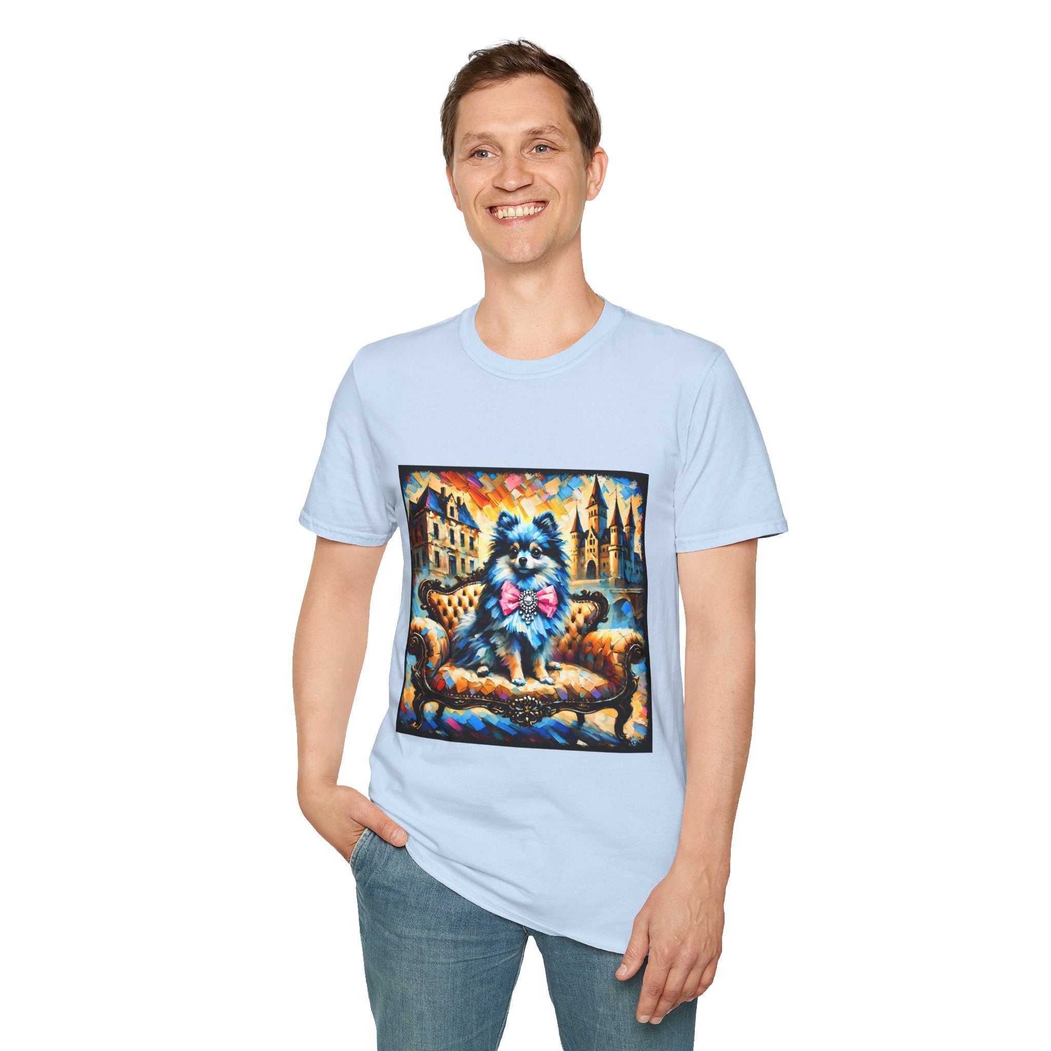 Pomeranian Blue Diamond Classic | Unisex Dog T-Shirt